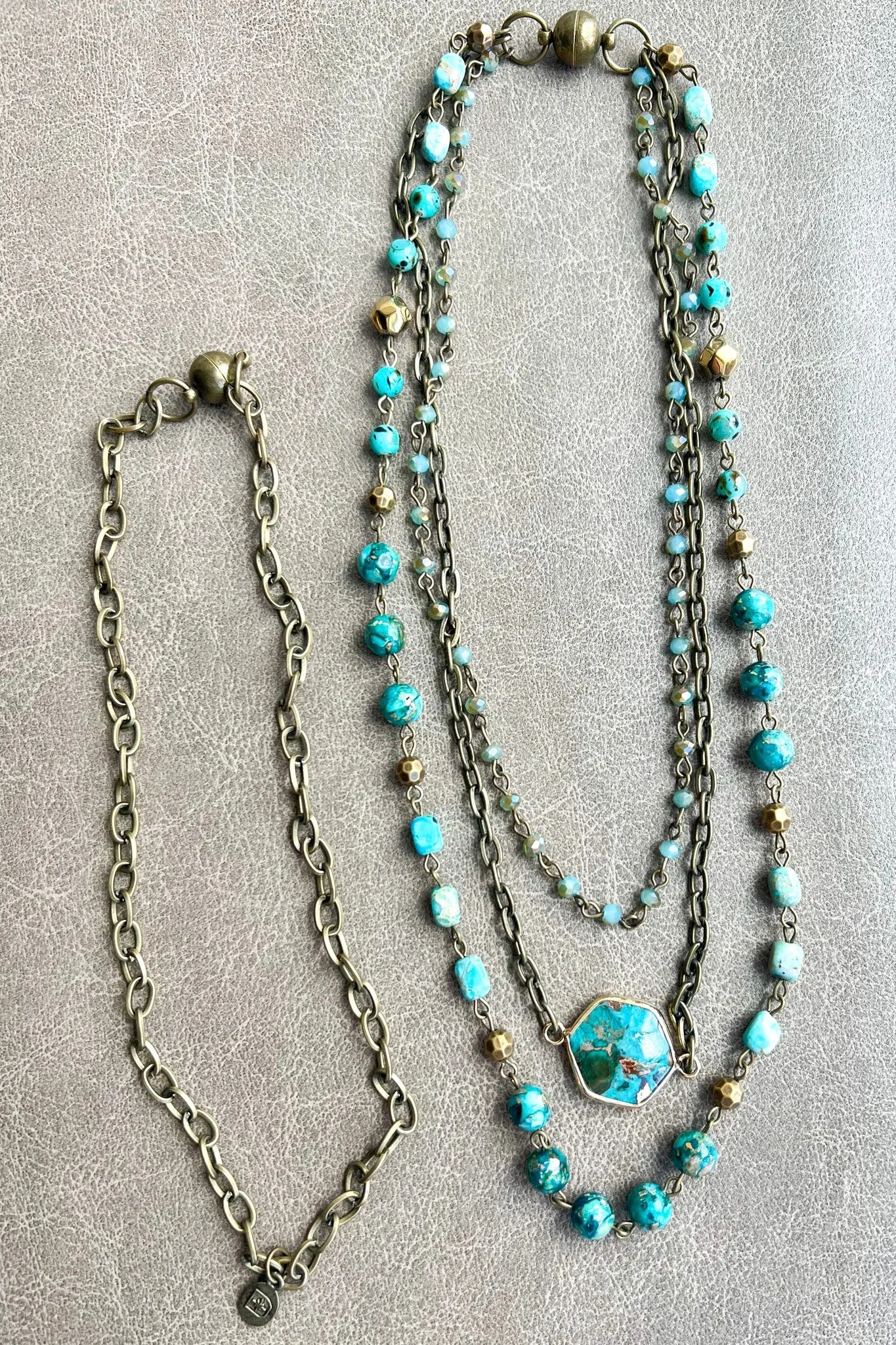 Janet Stone Necklace- Turquoise