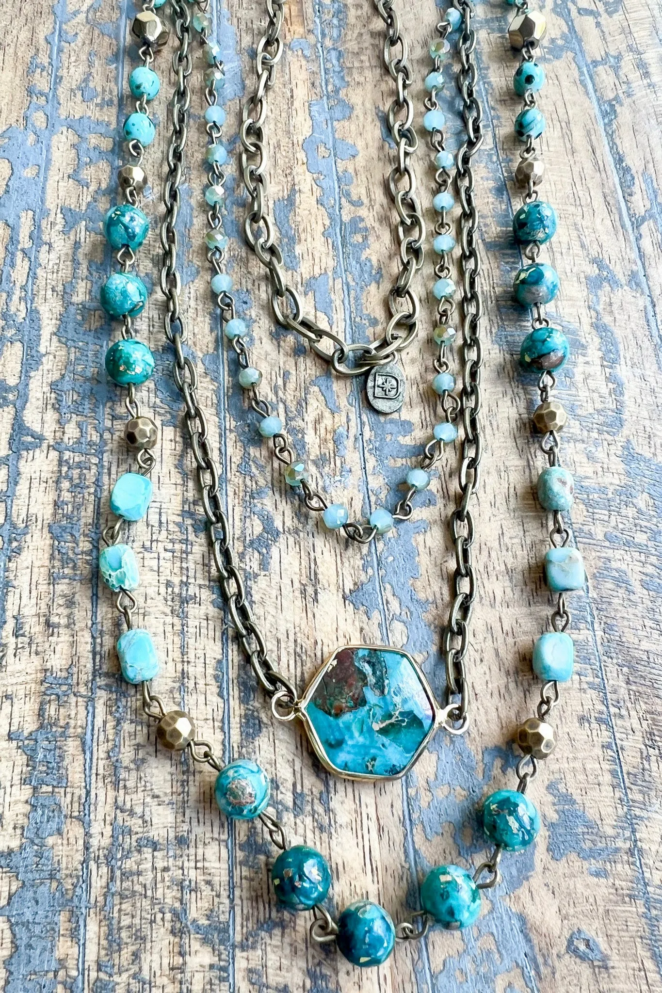 Janet Stone Necklace- Turquoise