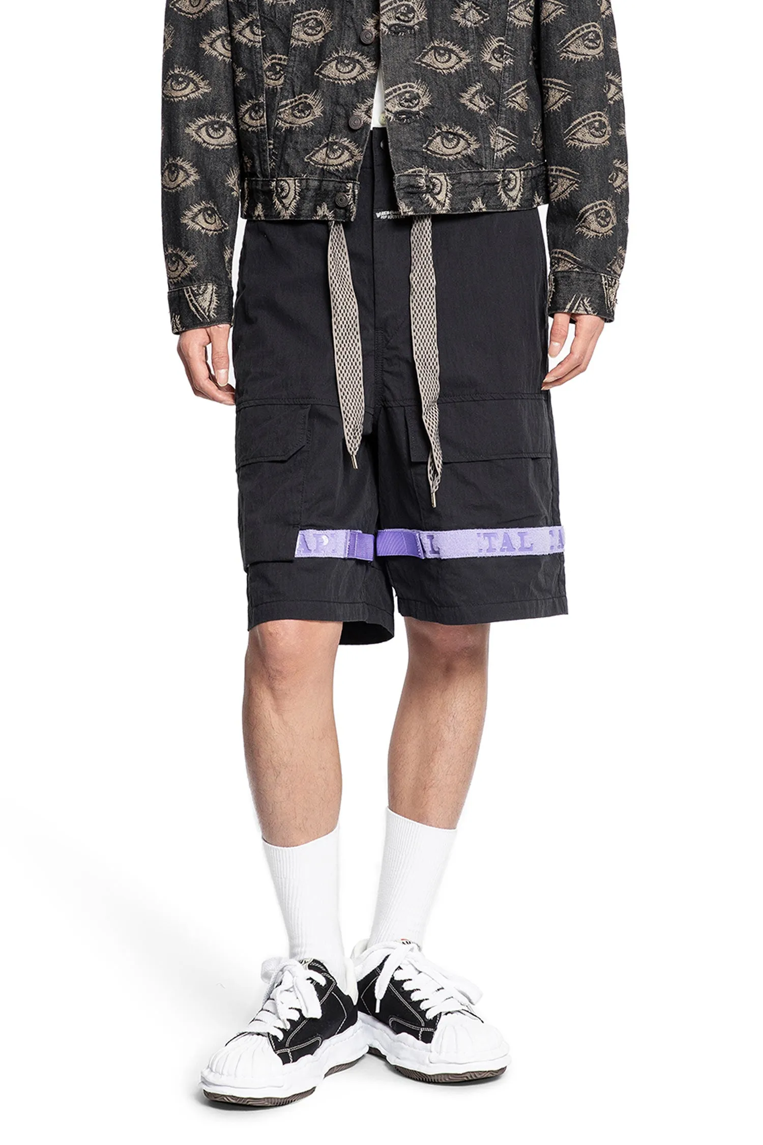 KAPITAL MAN GREY SHORTS & SKIRTS