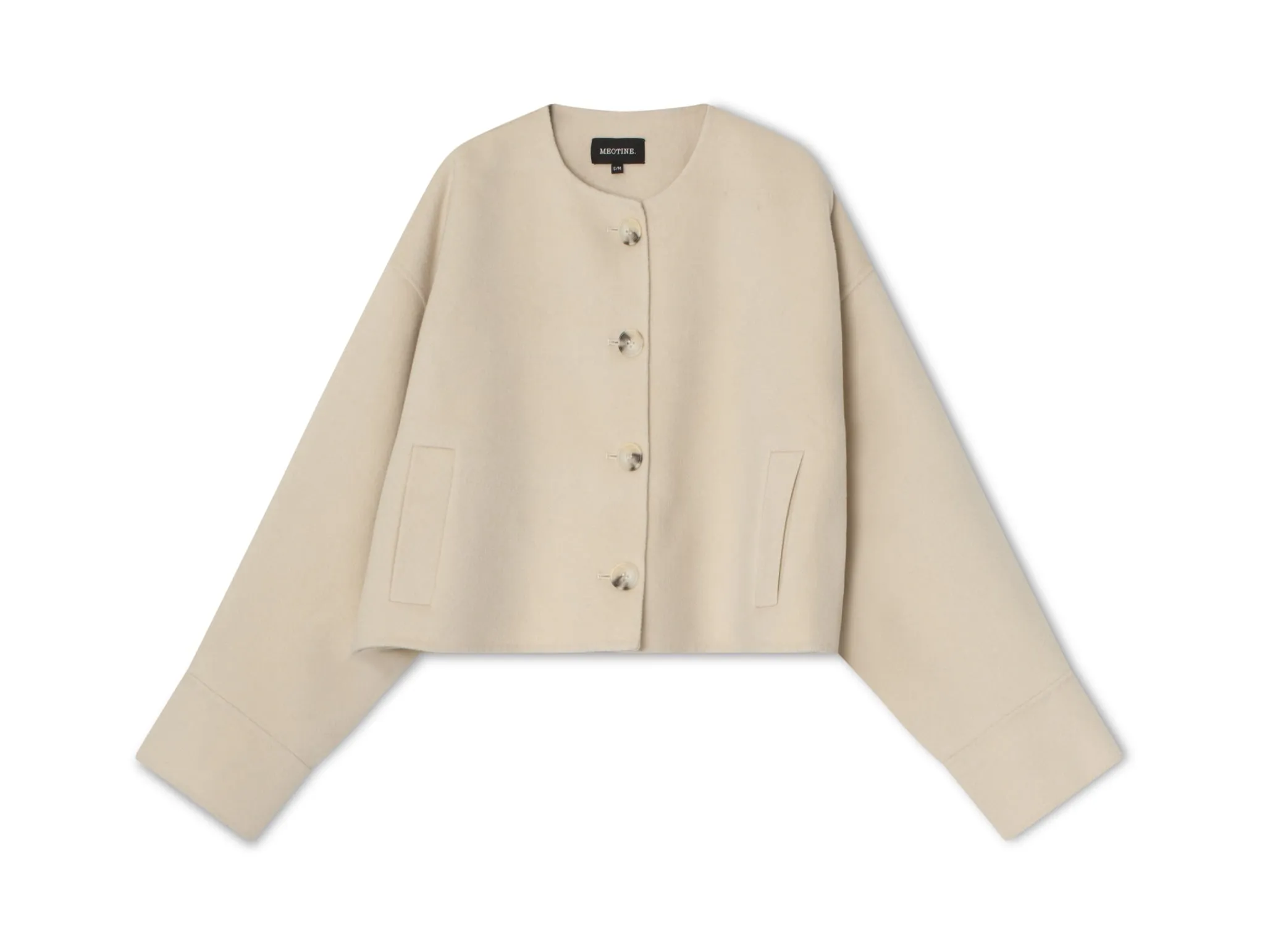 KARLA WOOL JACKET - CREME