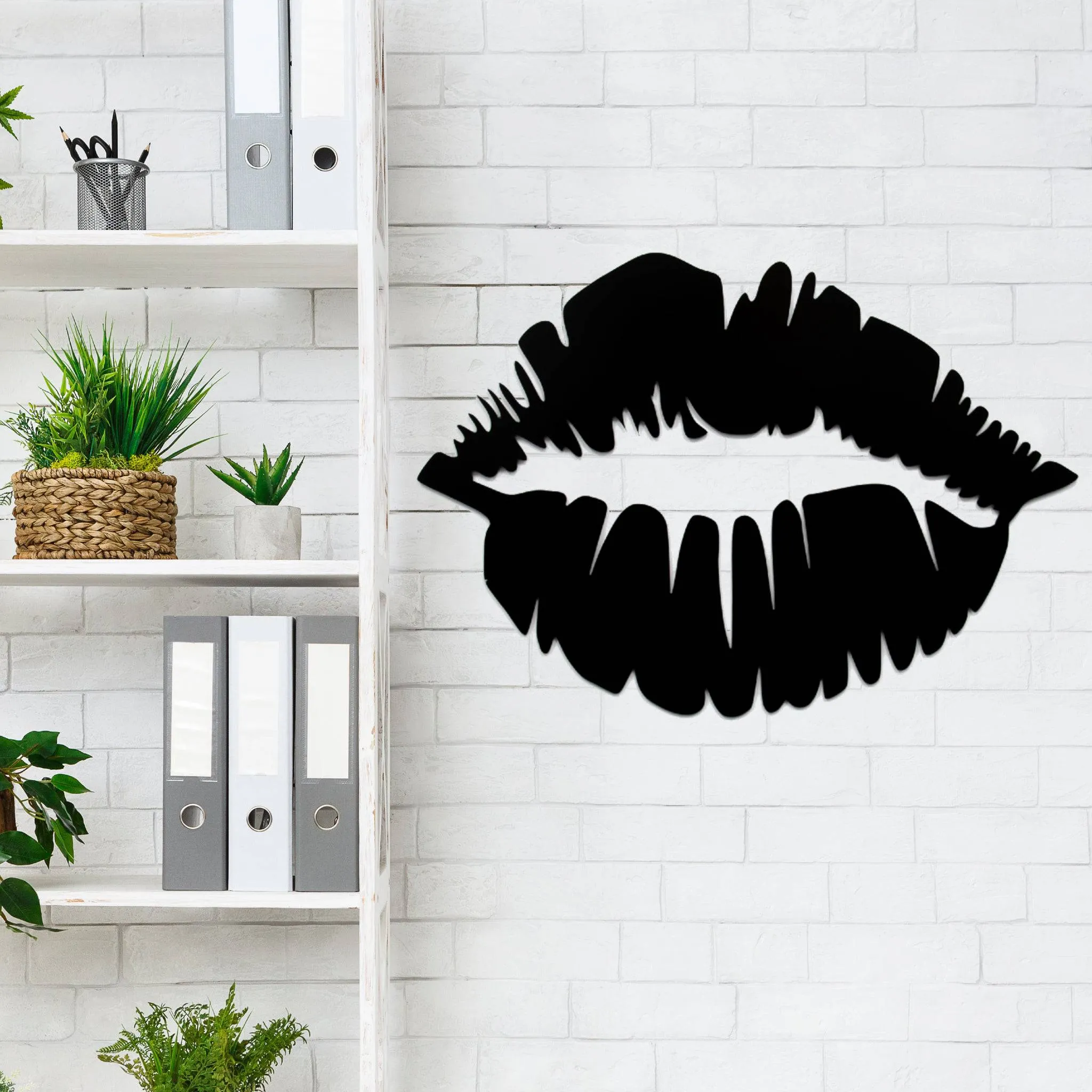 Lips - Metal Wall Art