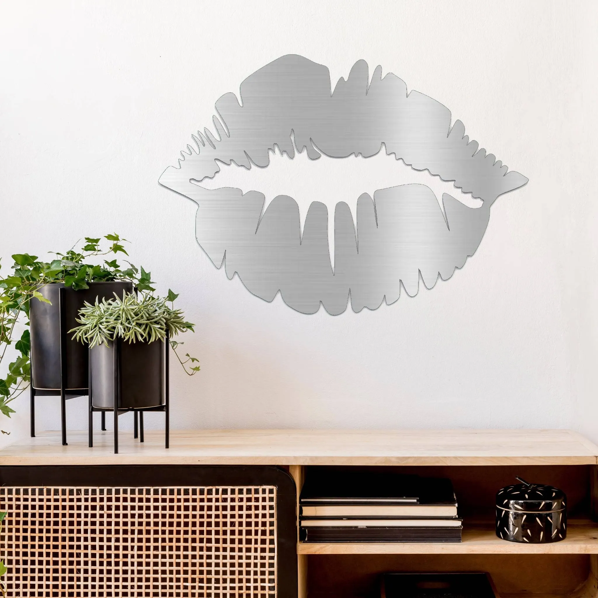 Lips - Metal Wall Art