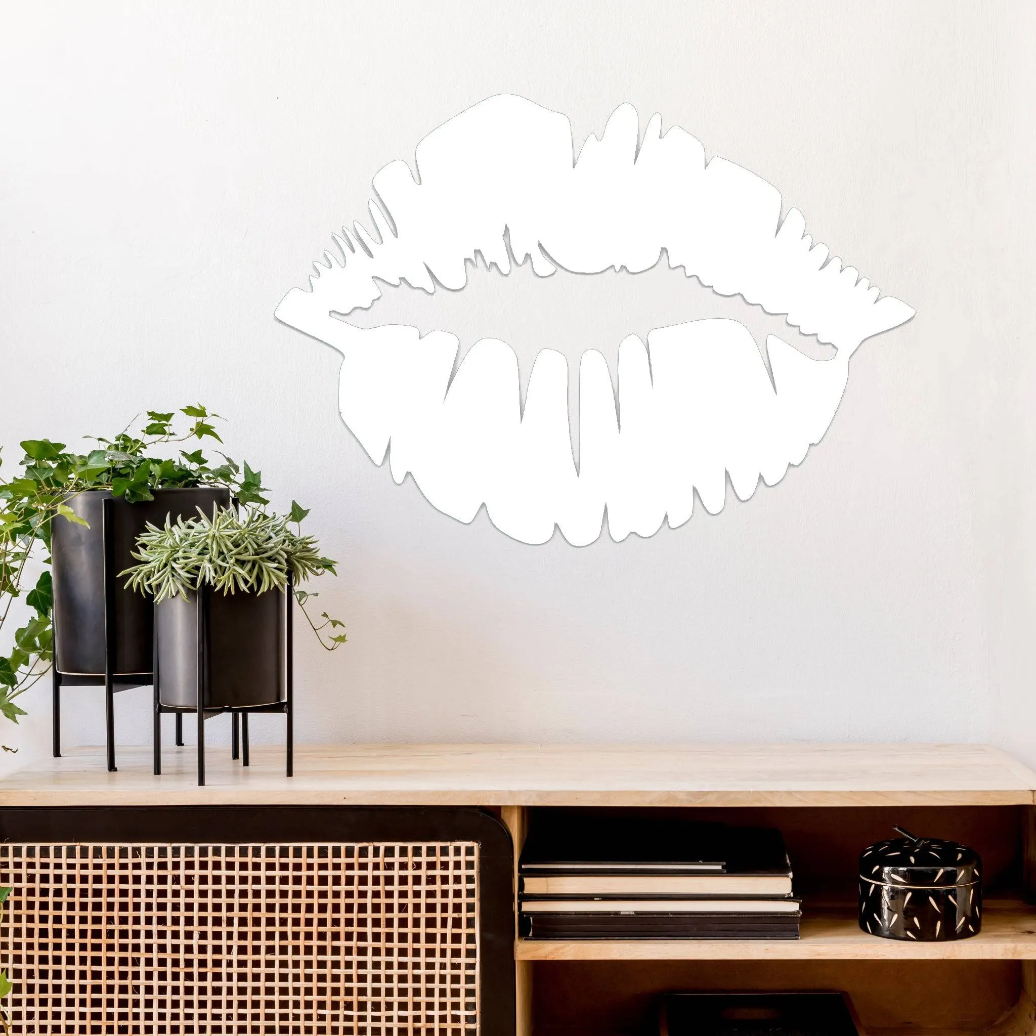 Lips - Metal Wall Art