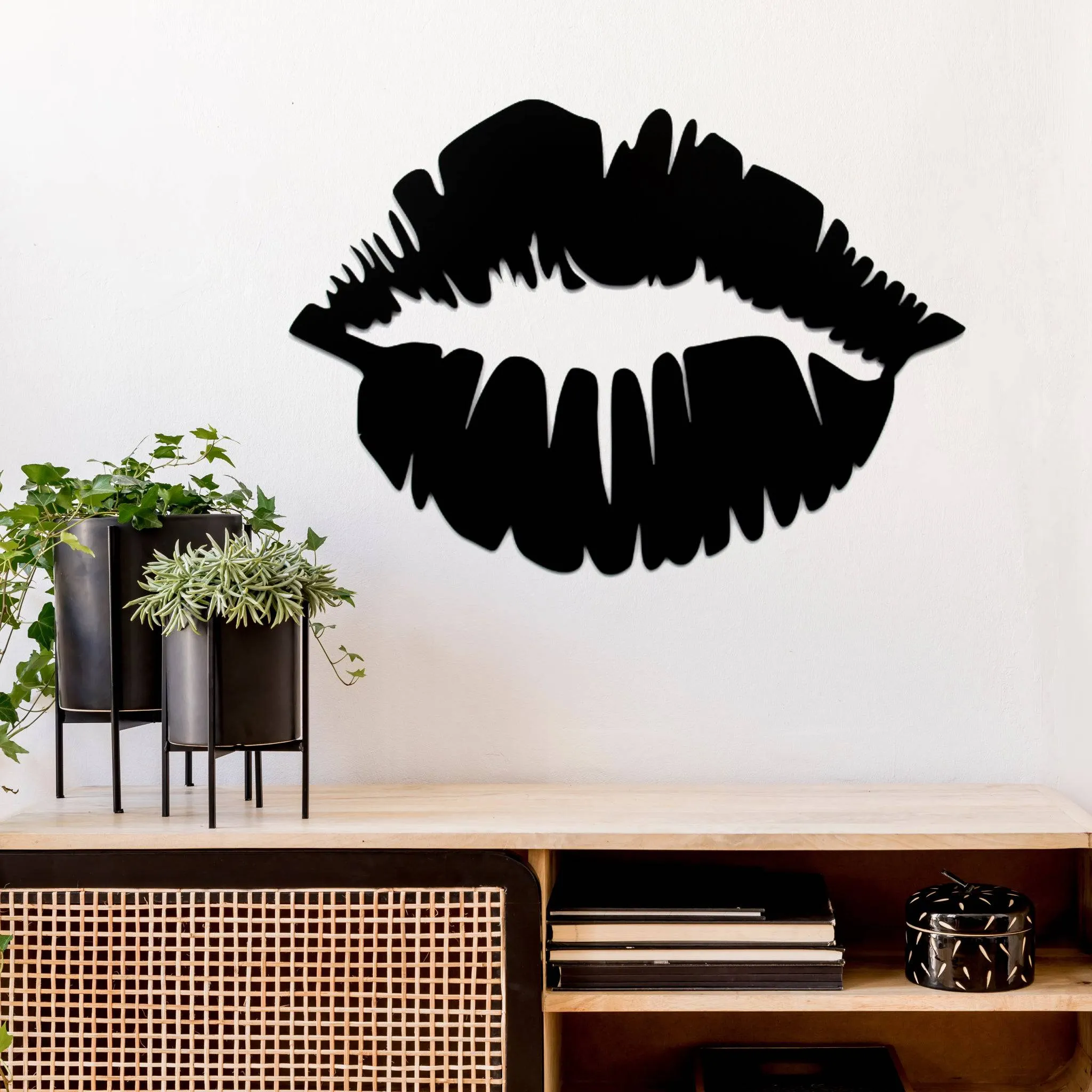 Lips - Metal Wall Art