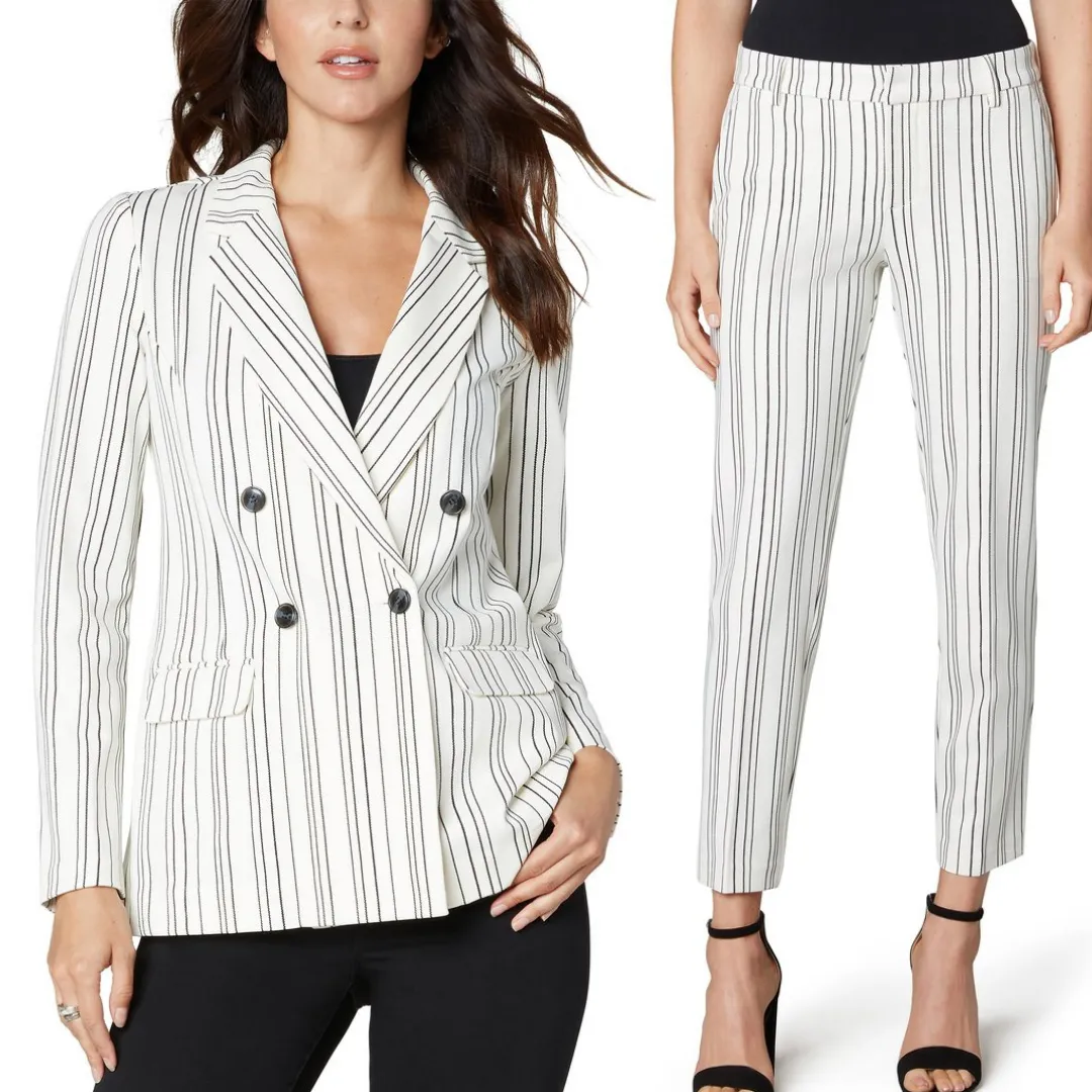 Liverpool Becca Blazer Black Striped