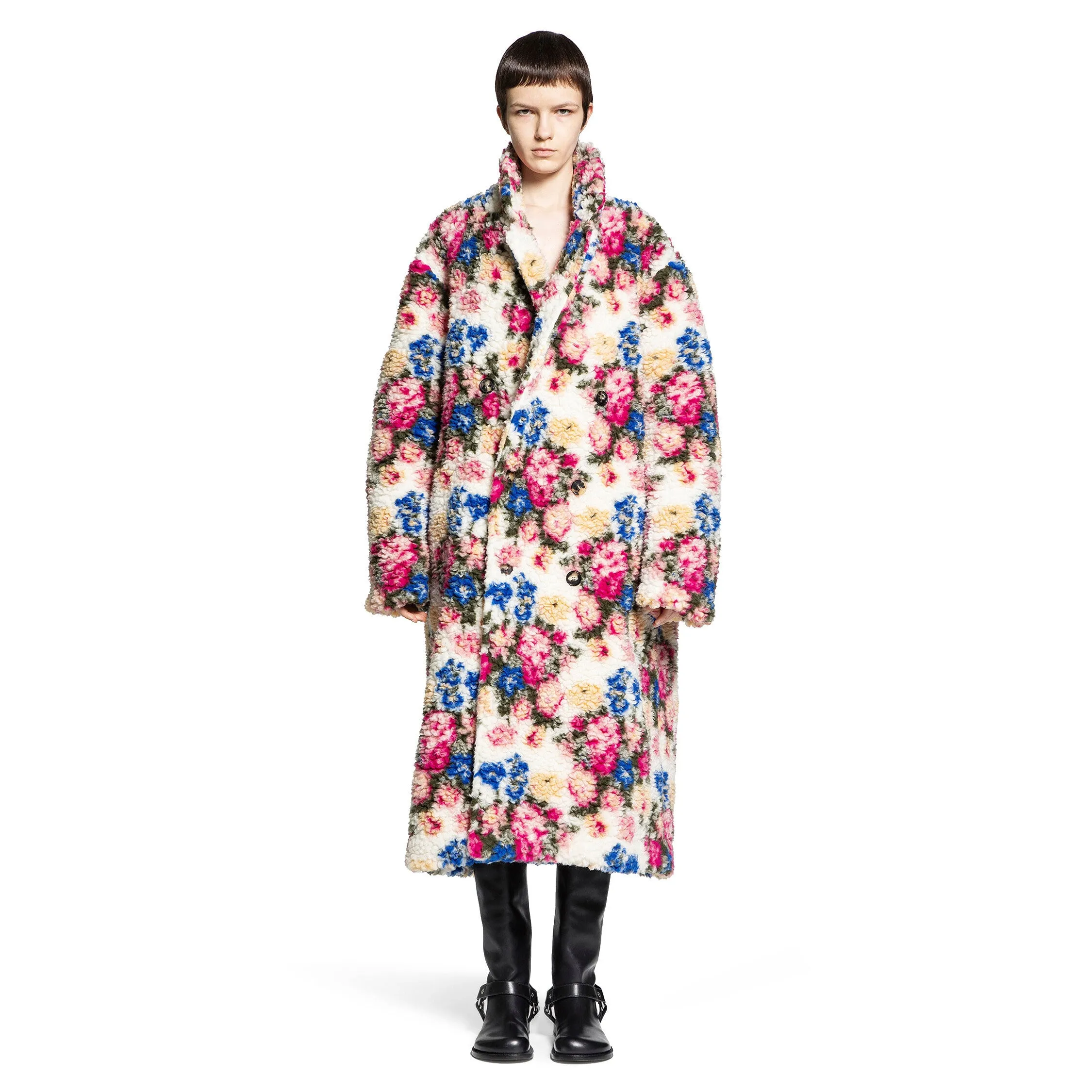 LOEWE WOMAN MULTICOLOR COATS