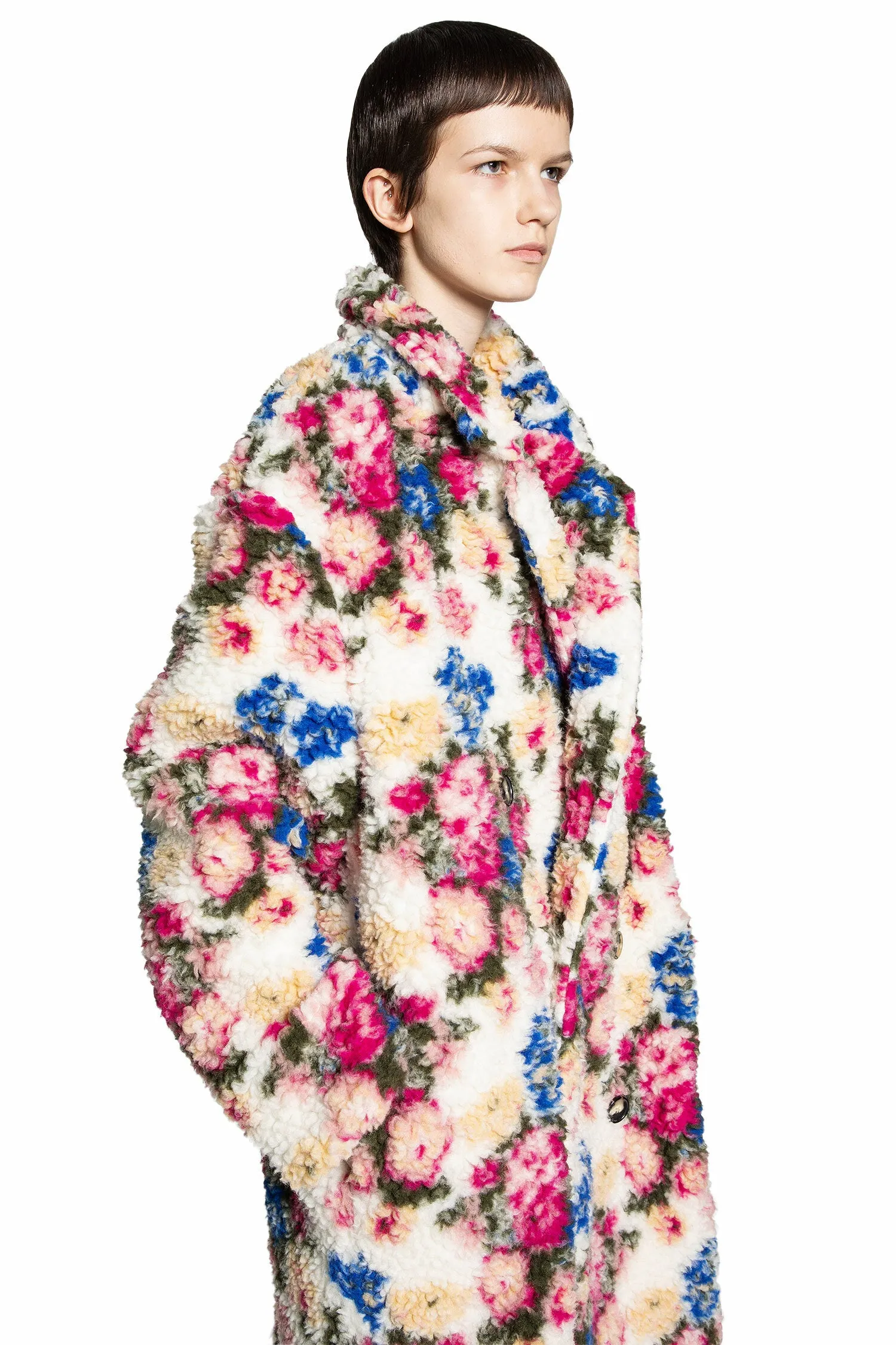 LOEWE WOMAN MULTICOLOR COATS