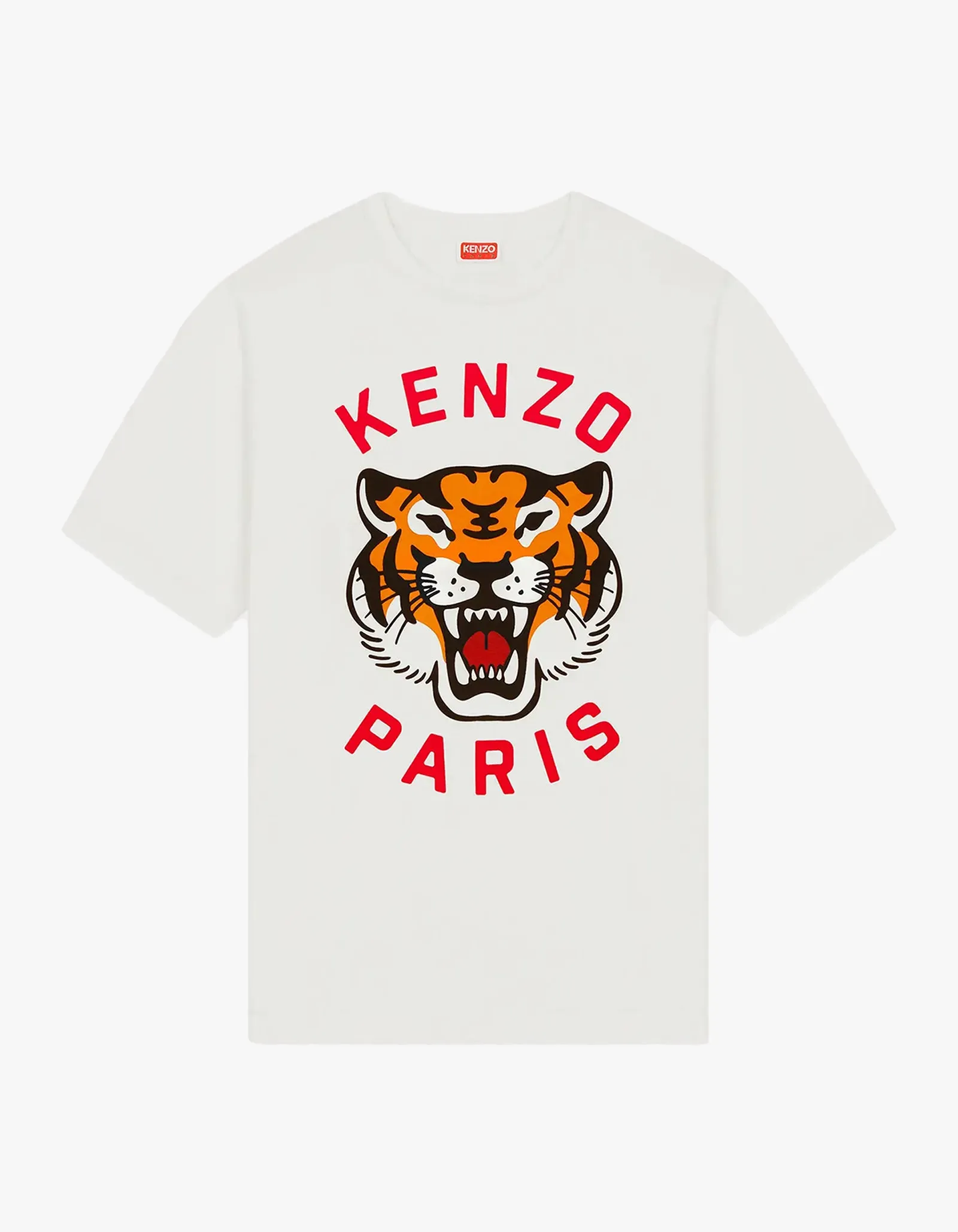 Lucky Tiger Oversize T Shirt - 02 Off White