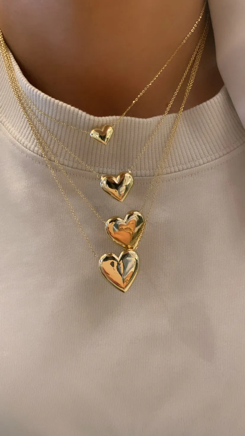 Mary "Mini" Heart Necklace