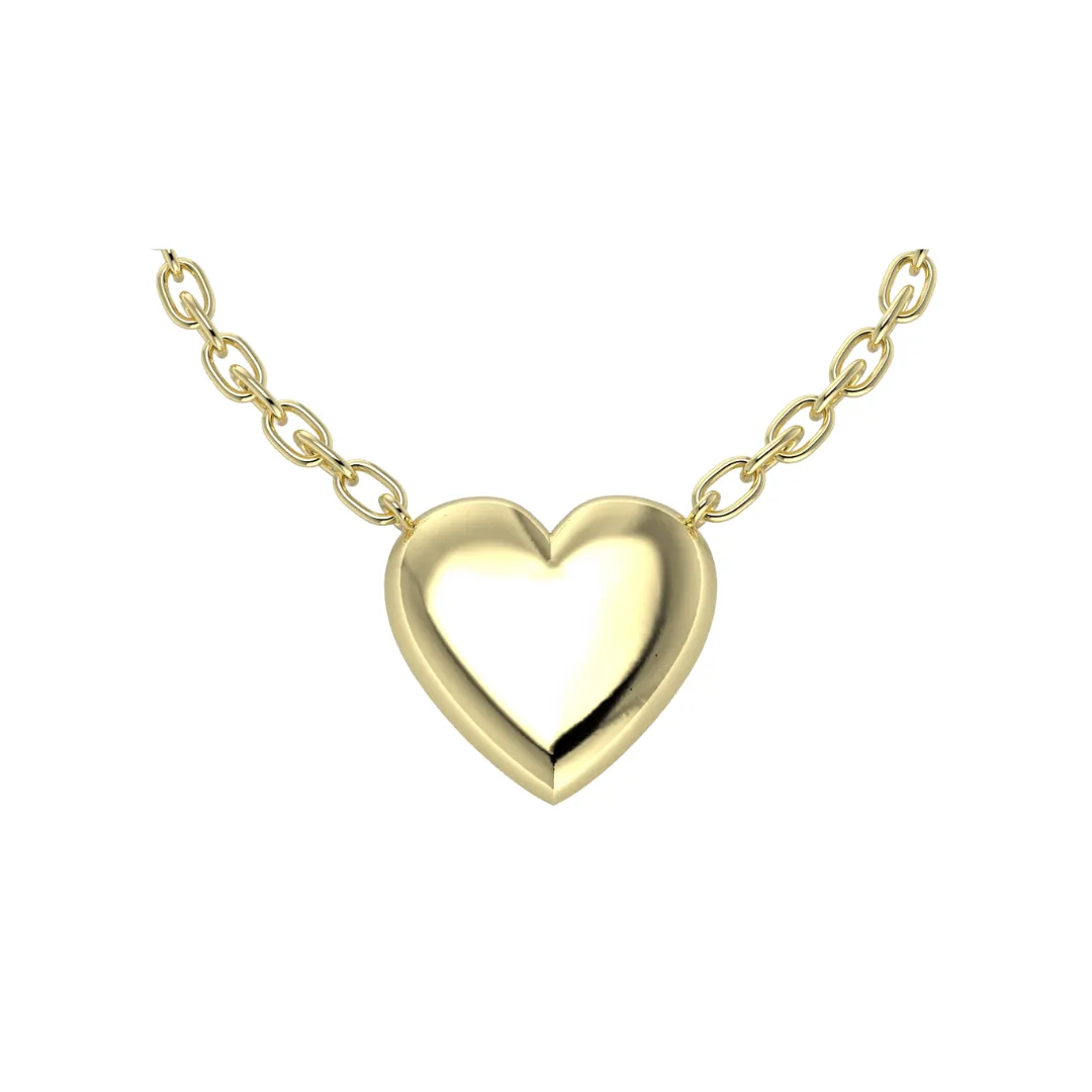 Mary "Mini" Heart Necklace