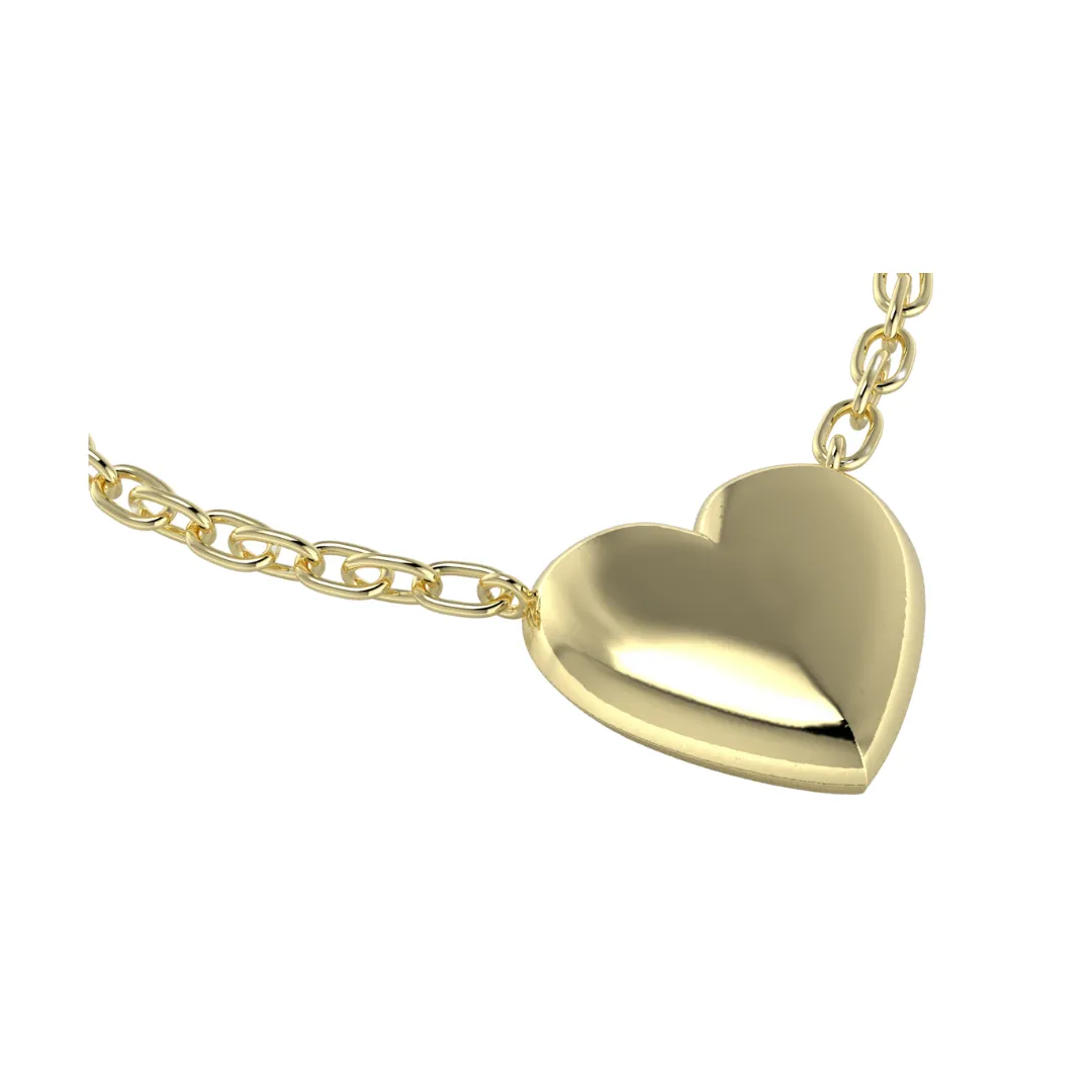 Mary "Mini" Heart Necklace