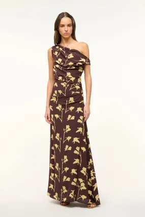 MAXI PHARE DRESS | EARTH PRESSED FLORAL