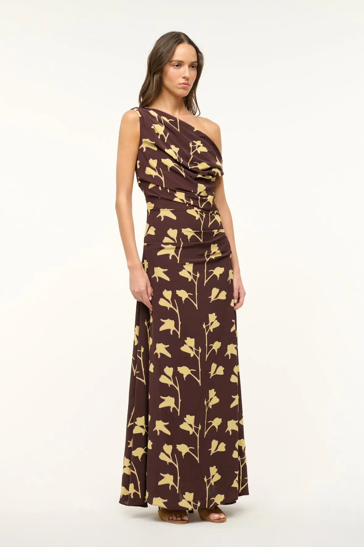 MAXI PHARE DRESS | EARTH PRESSED FLORAL