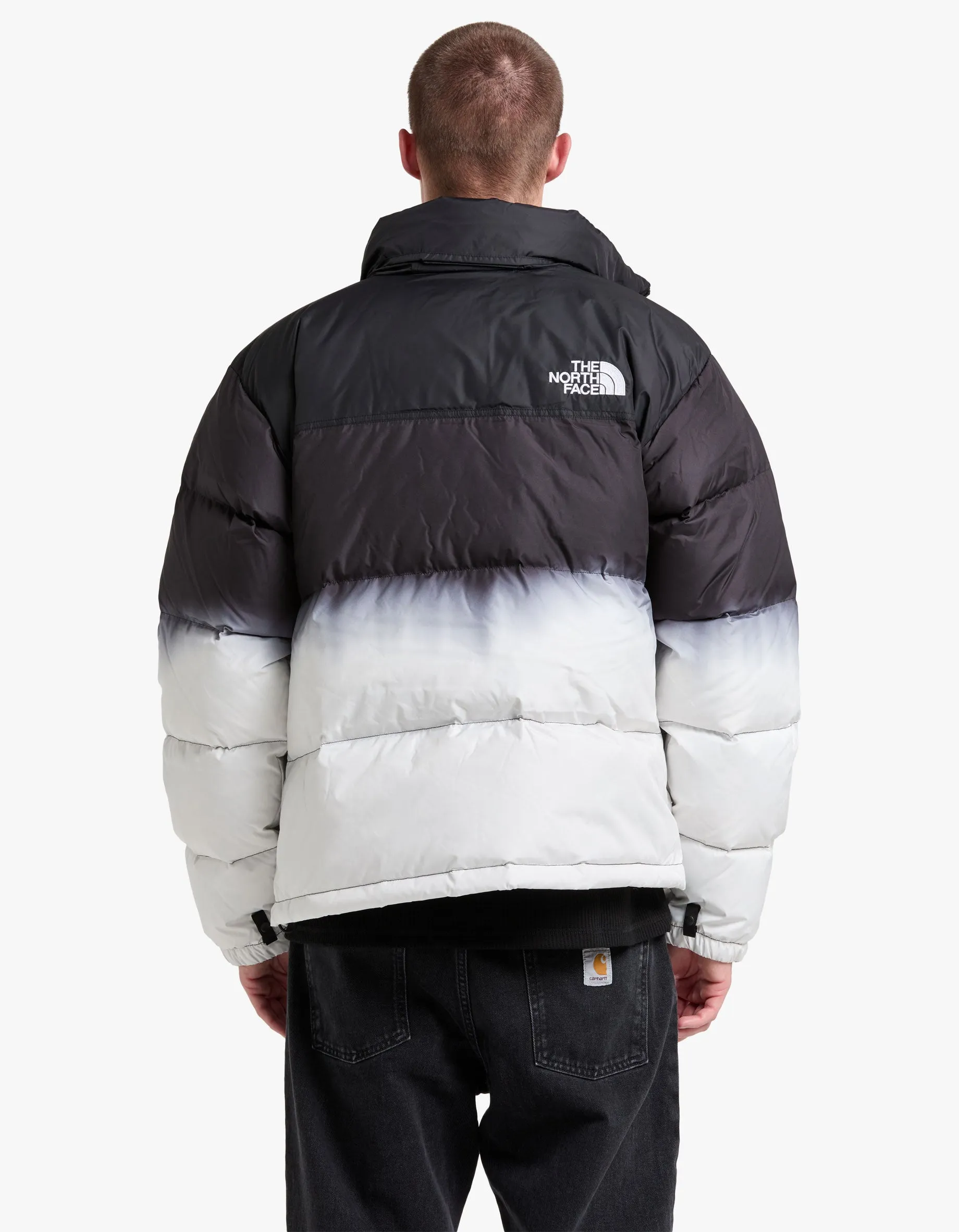 Mens 1996 Nuptse Dipdye Jacket - TNF Black Dip Dye