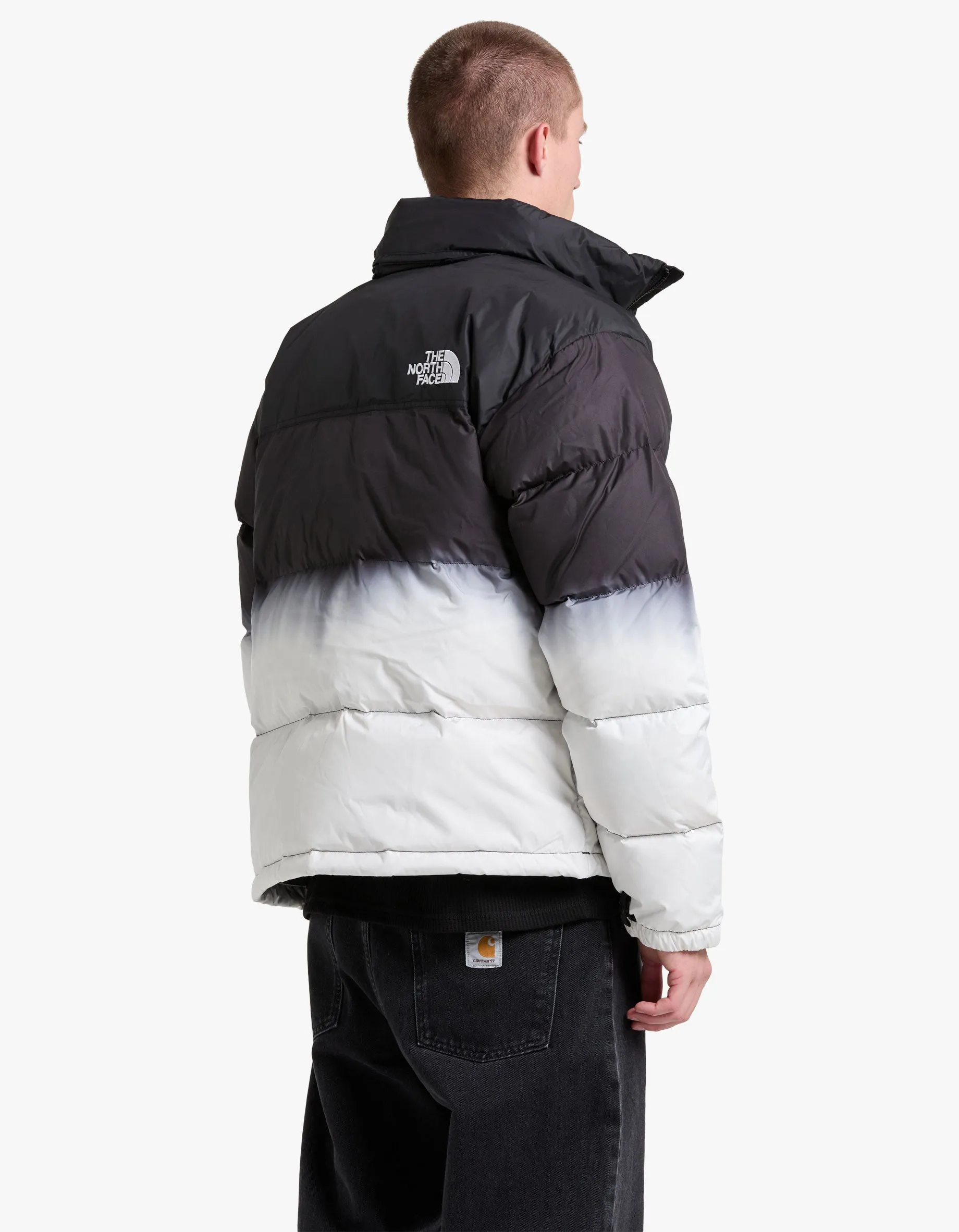 Mens 1996 Nuptse Dipdye Jacket - TNF Black Dip Dye