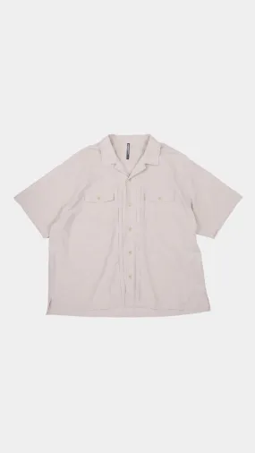 Mesh Open Collar Worker Shirt