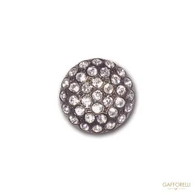 Metal Buttons Decorated with Swarovski Rhinestones - Art. 3137