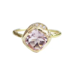 Mini Cove Morganite Ring