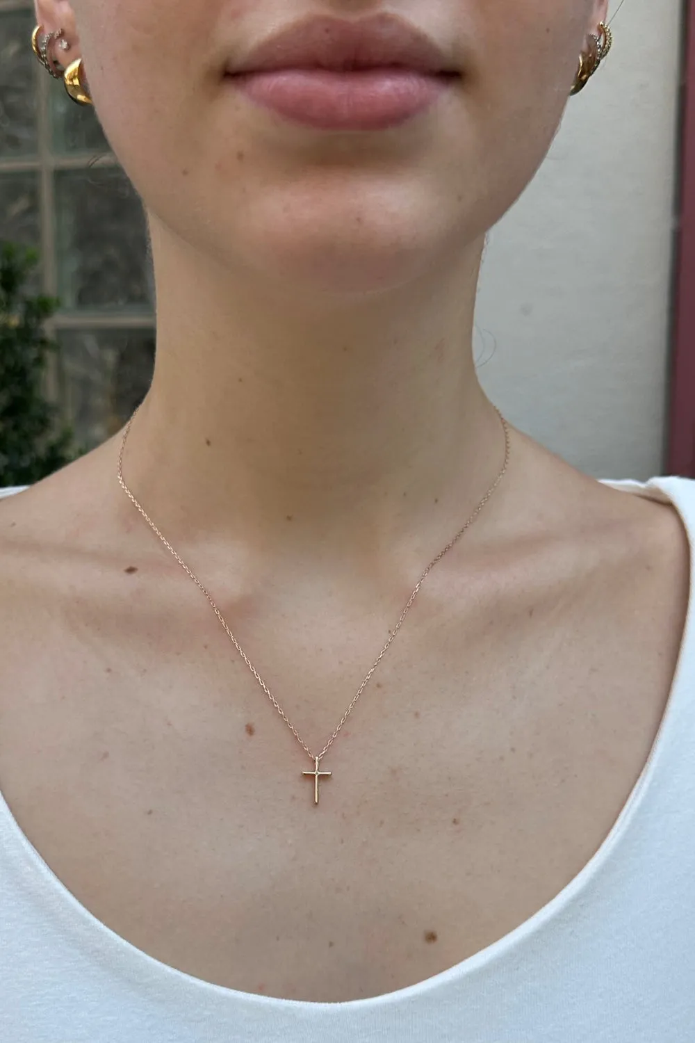 Mini Cross Necklace