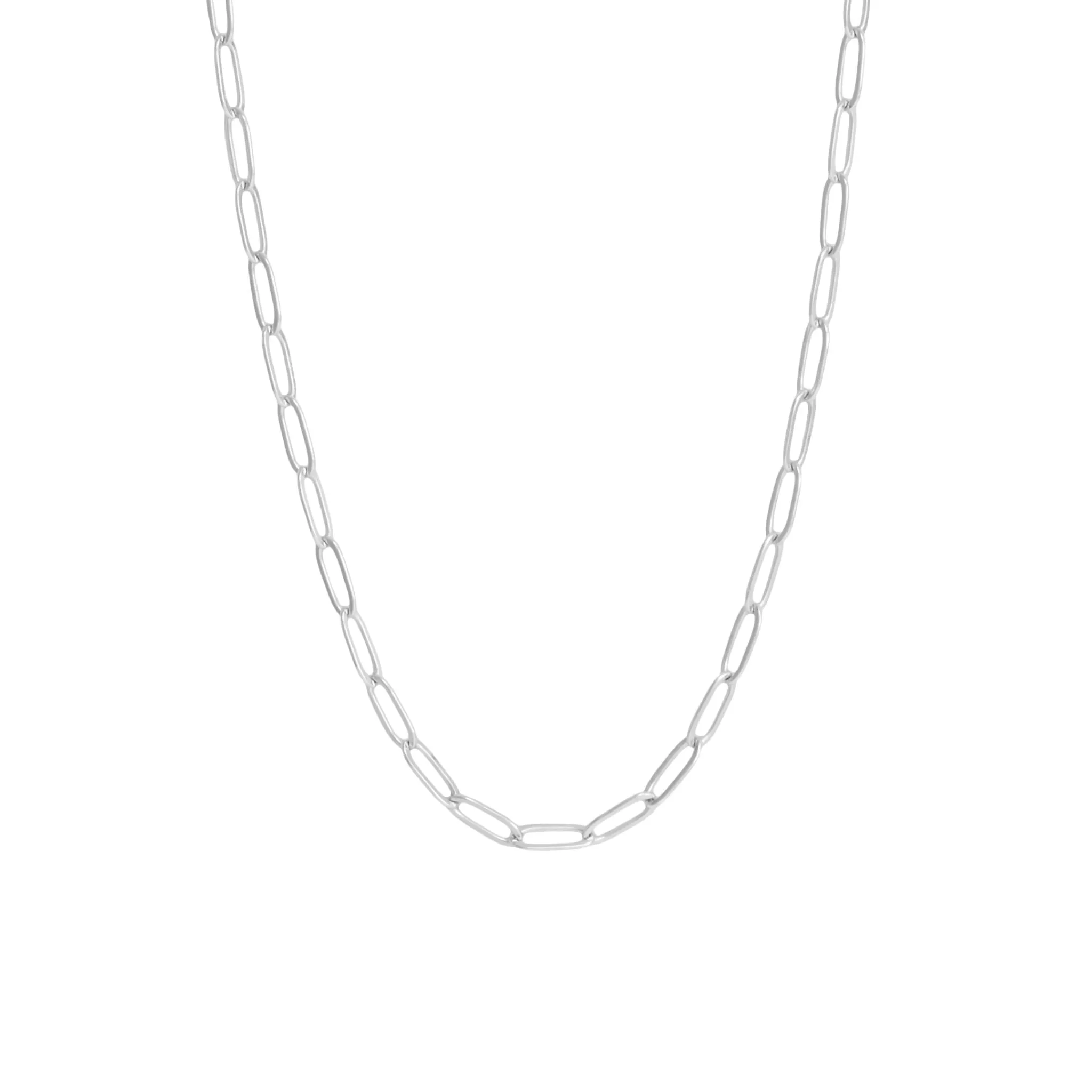 Mini Paperclip Chain Necklace