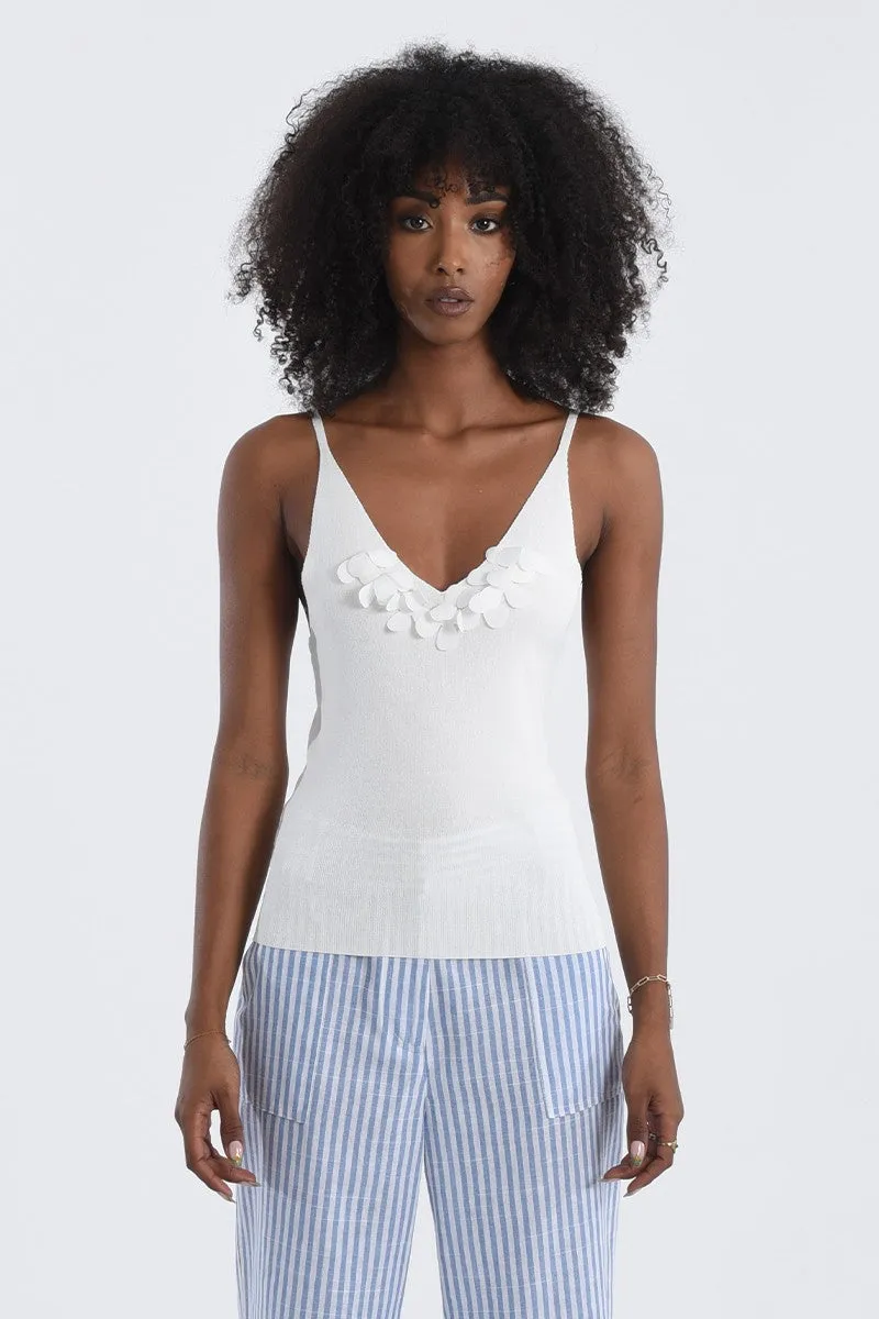 Molly Bracken Off White Tank Top