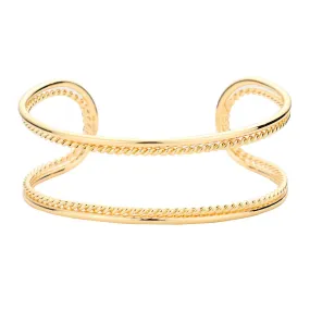 Open Metal Cuff Bracelet