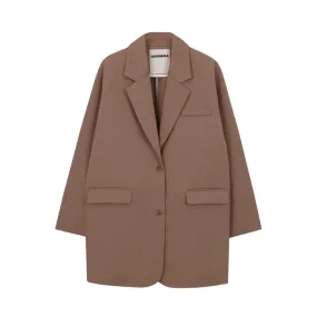 Oversize Rain Blazer Camel