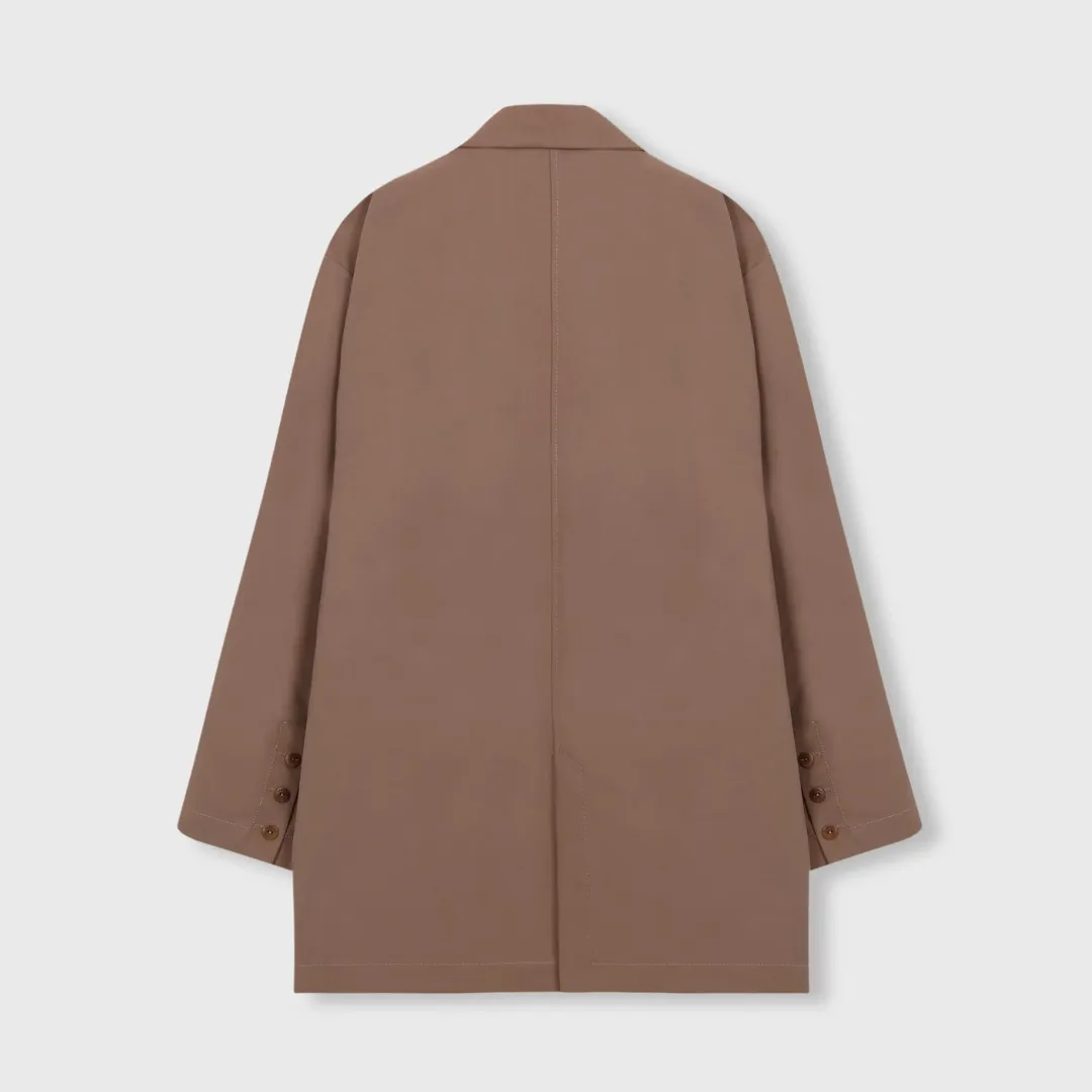 Oversize Rain Blazer Camel