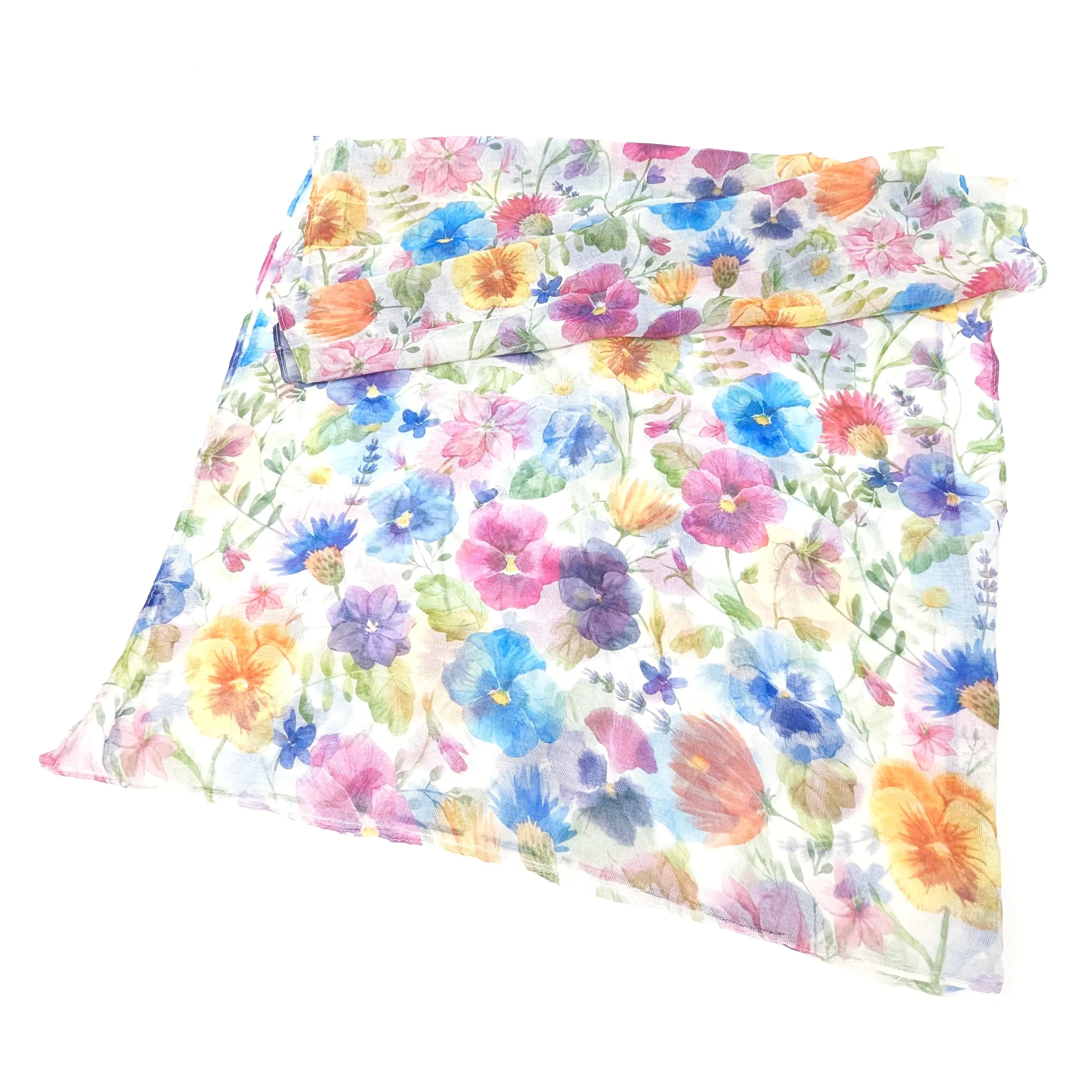 Pretty Pansy Scarf (50x180cm)