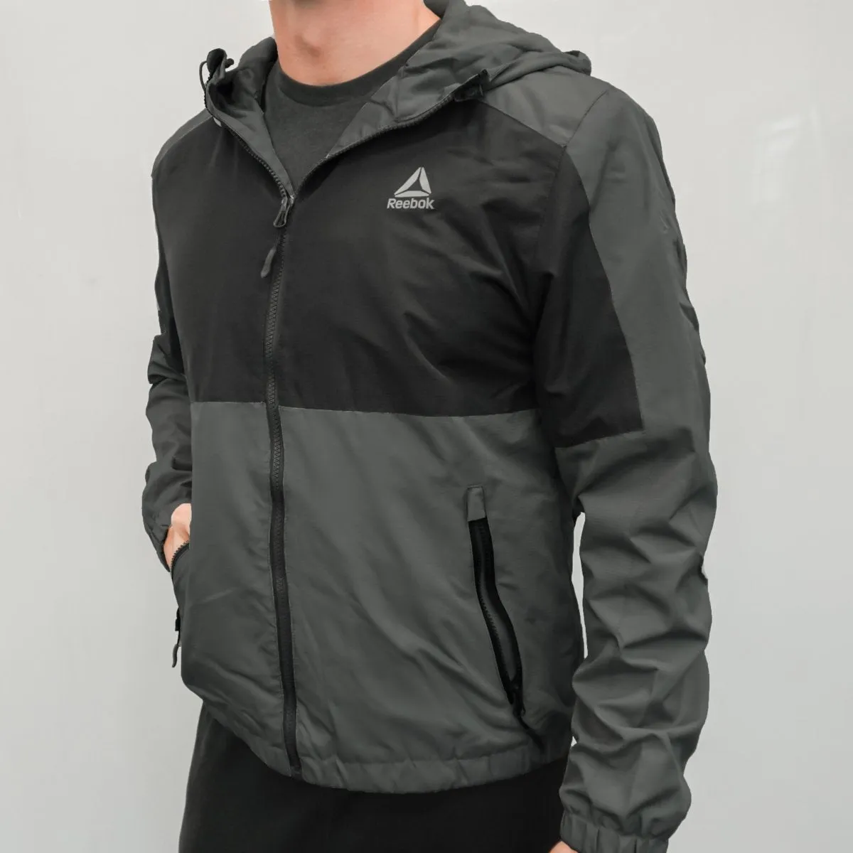 Reebok Men's Fleece Lined Windbreaker Jacket