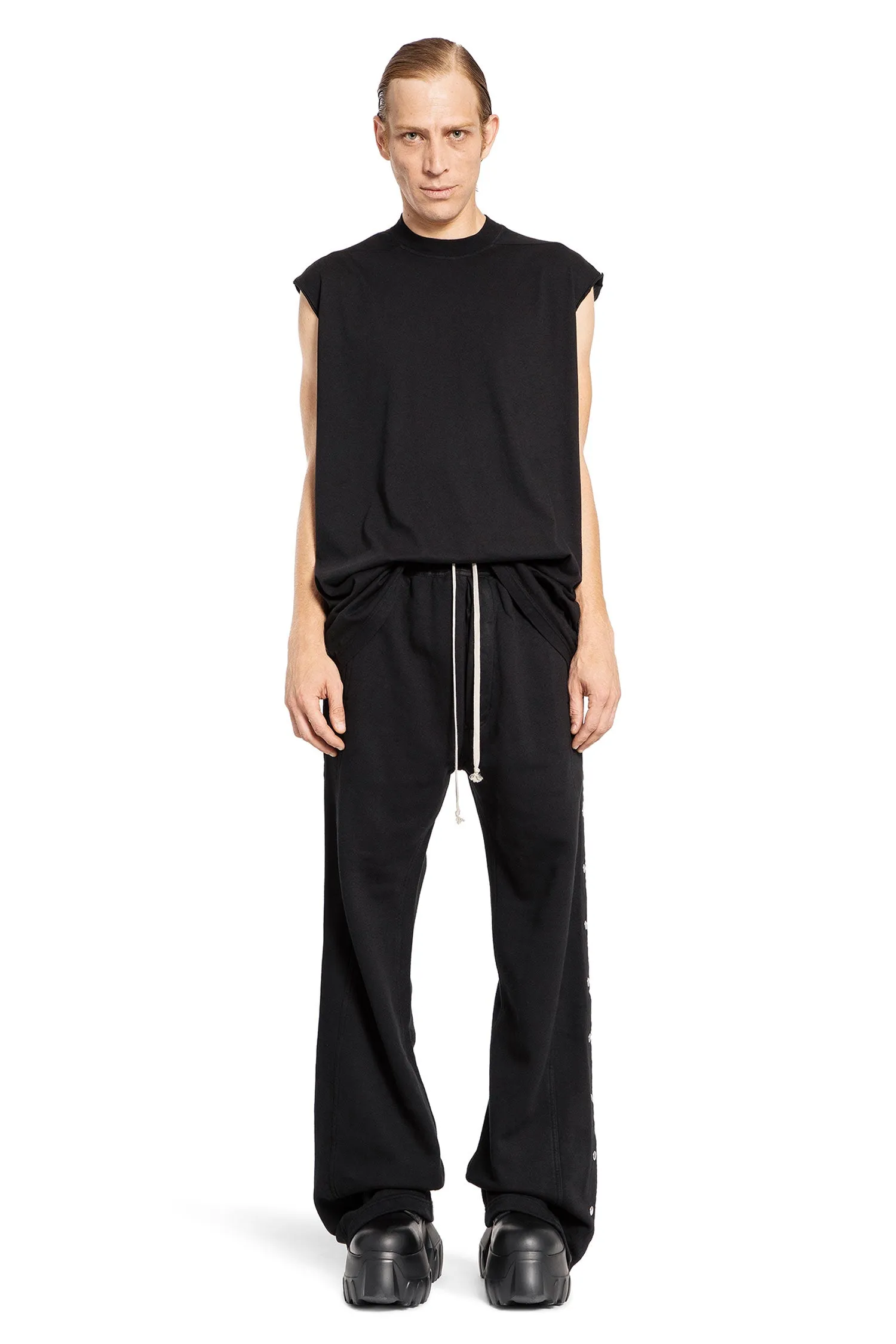 RICK OWENS DRKSHDW MAN BLACK TROUSERS