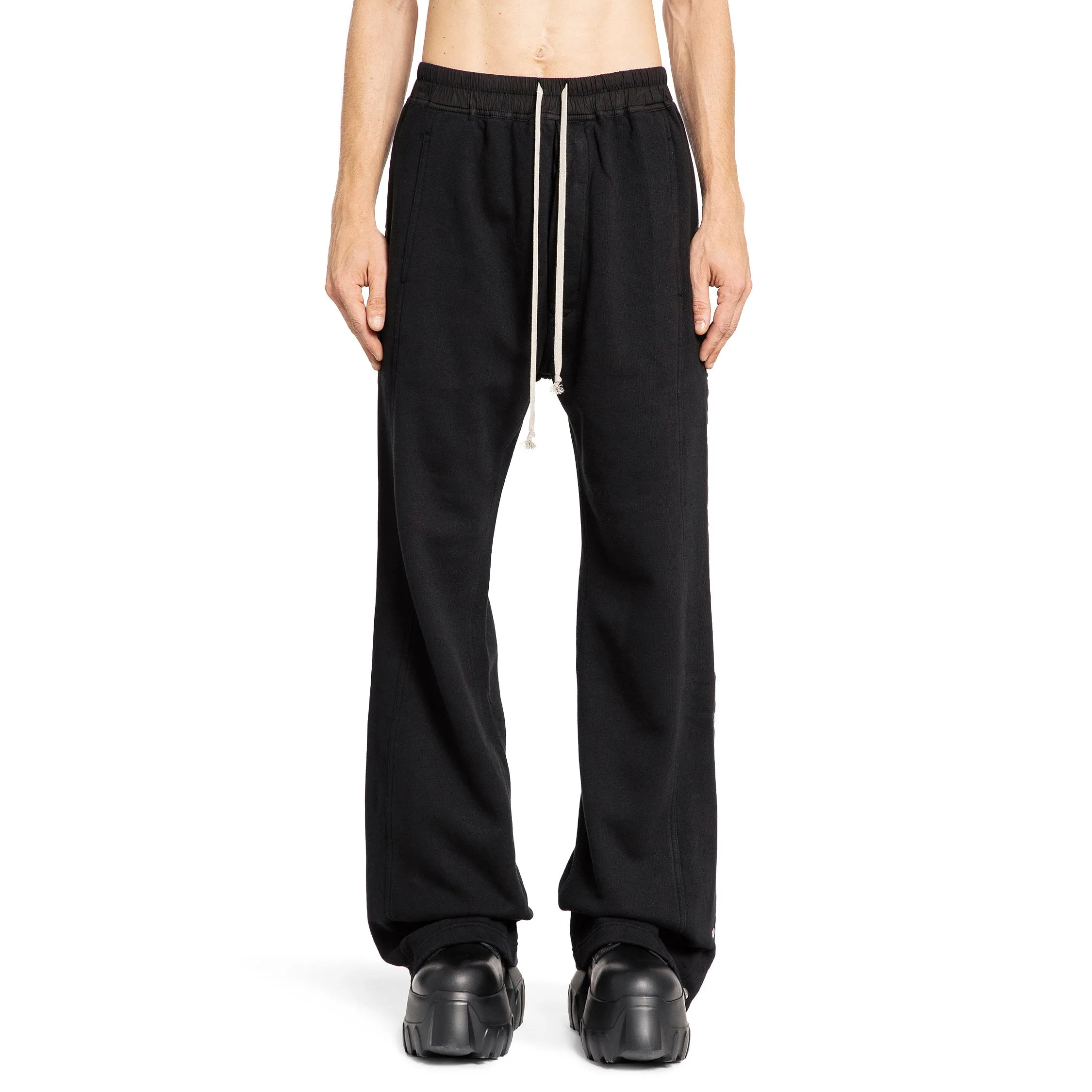 RICK OWENS DRKSHDW MAN BLACK TROUSERS