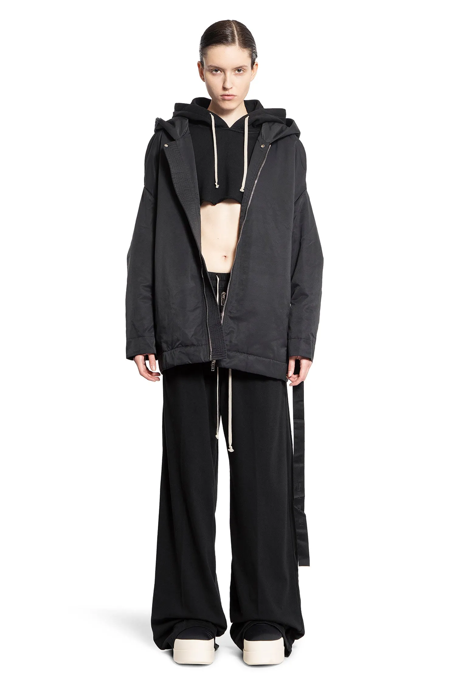 RICK OWENS DRKSHDW WOMAN BLACK TROUSERS