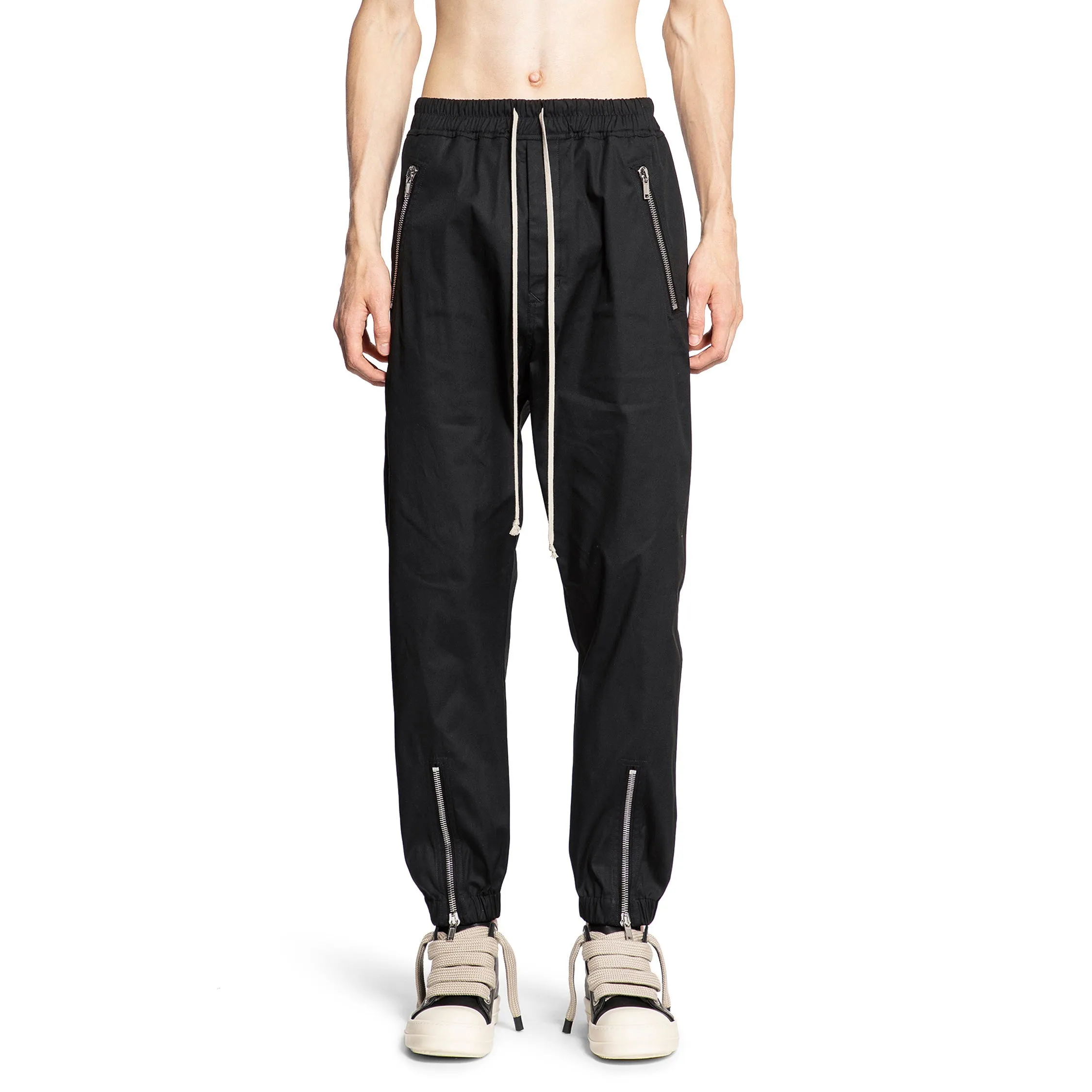 RICK OWENS MAN BLACK TROUSERS