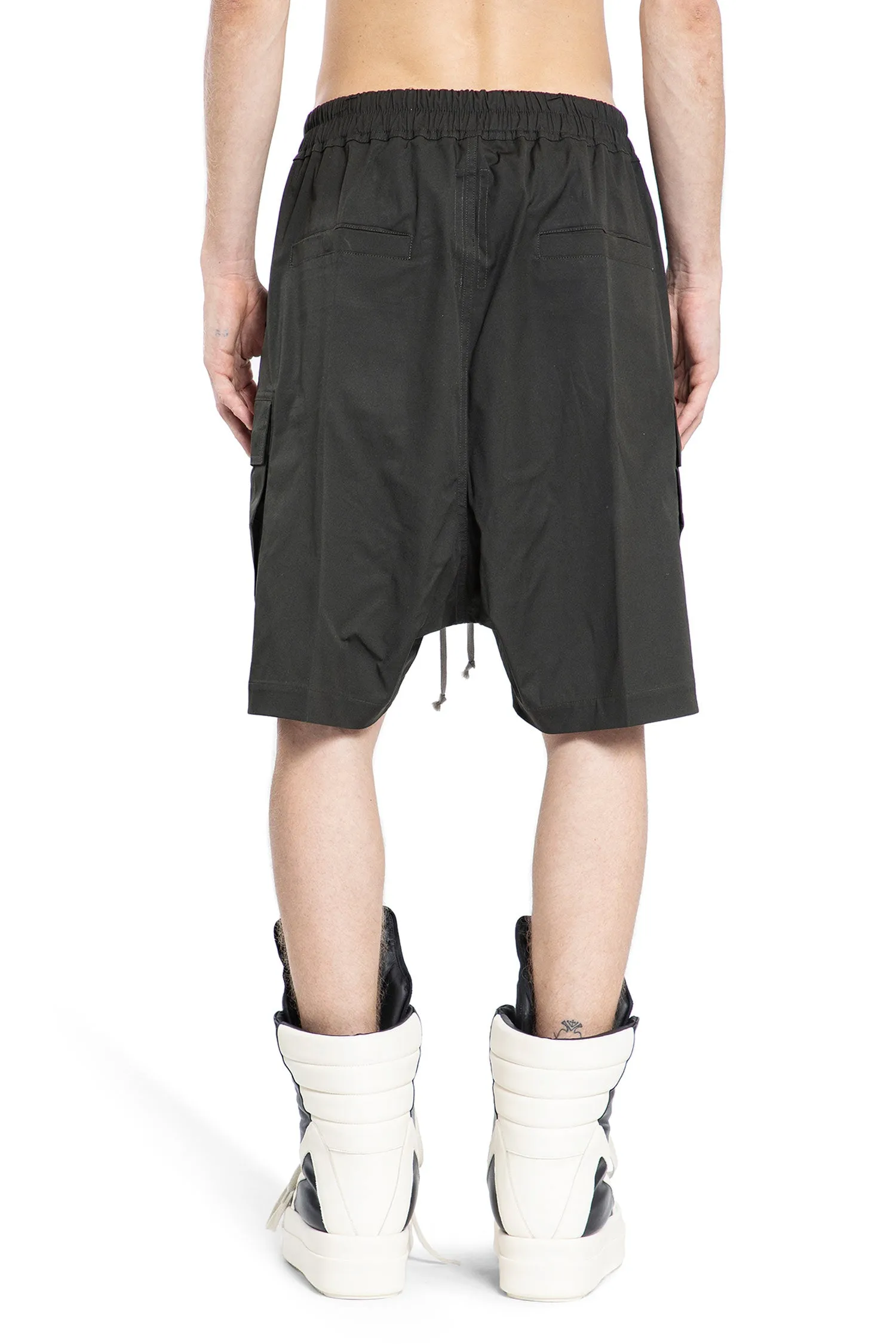 RICK OWENS MAN GREEN SHORTS & SKIRTS