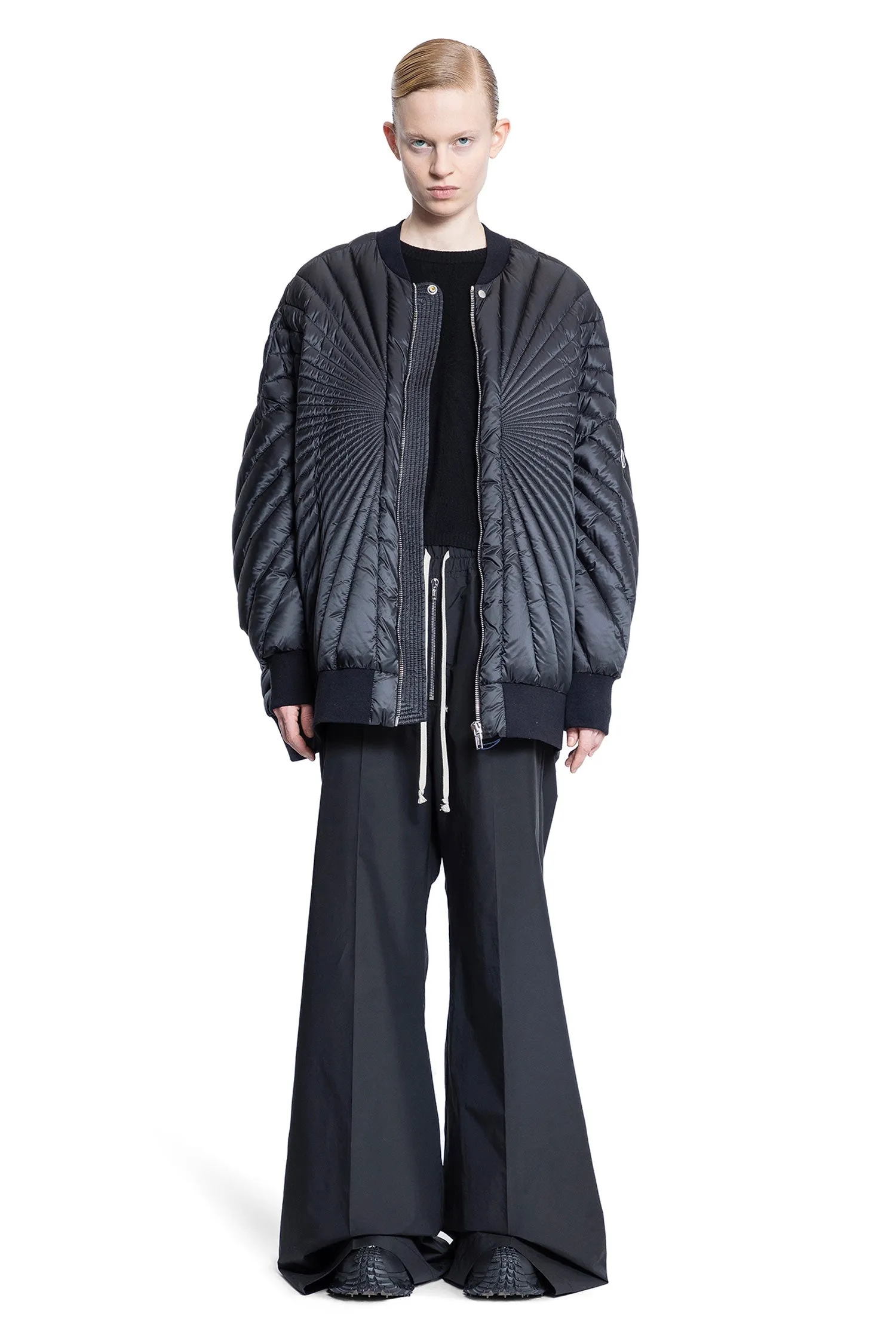 RICK OWENS WOMAN BLACK TROUSERS