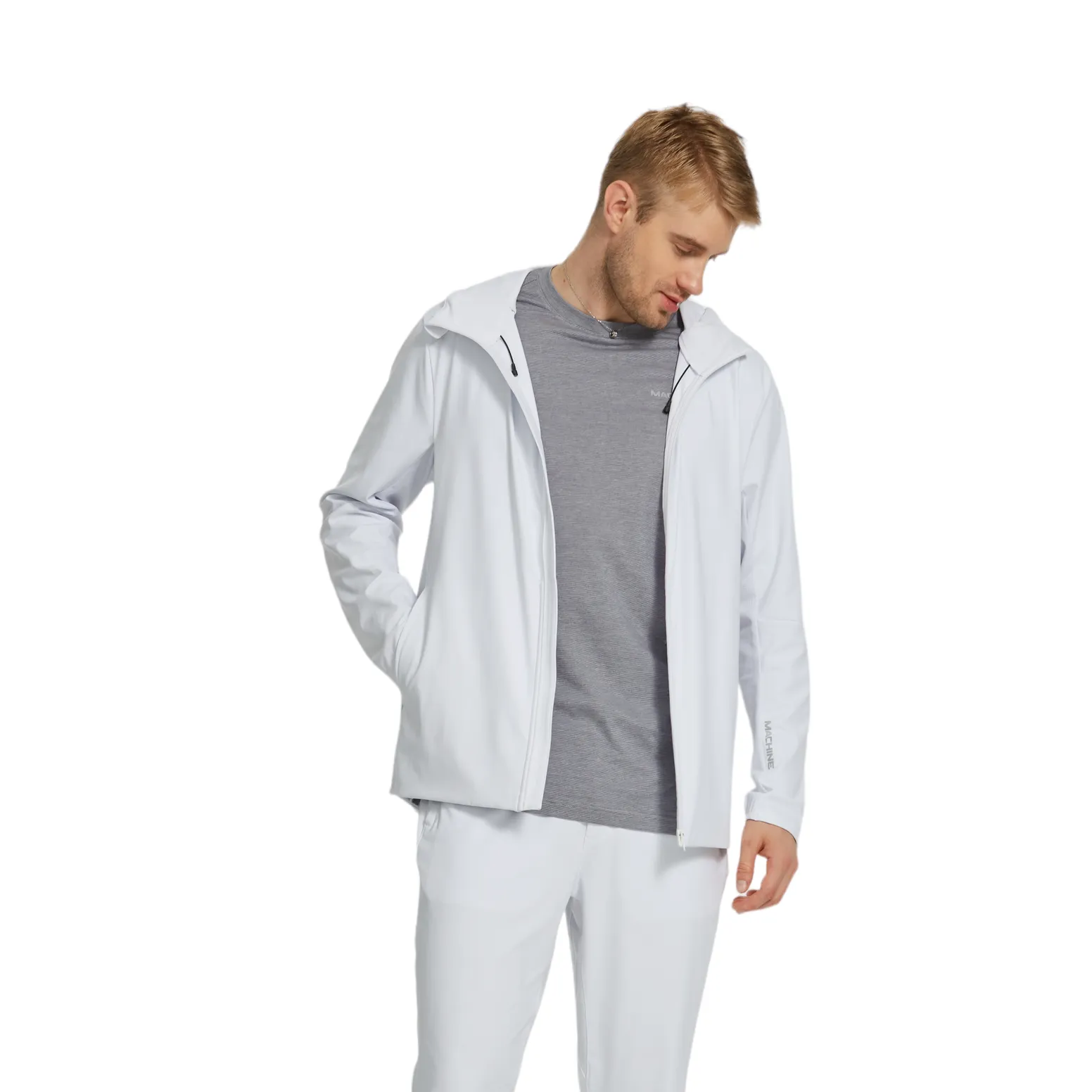 Rockefeller running jacket  - White