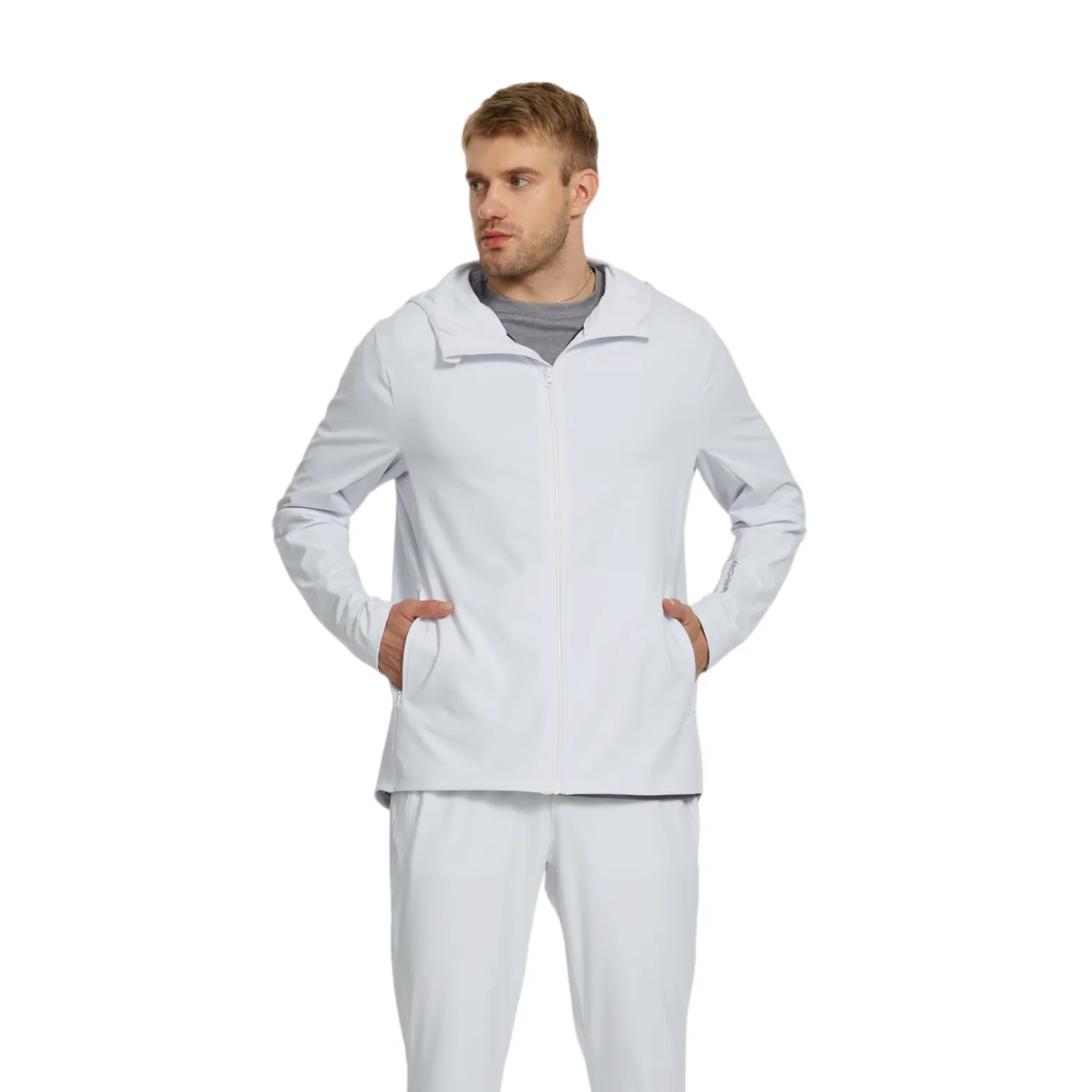 Rockefeller running jacket  - White