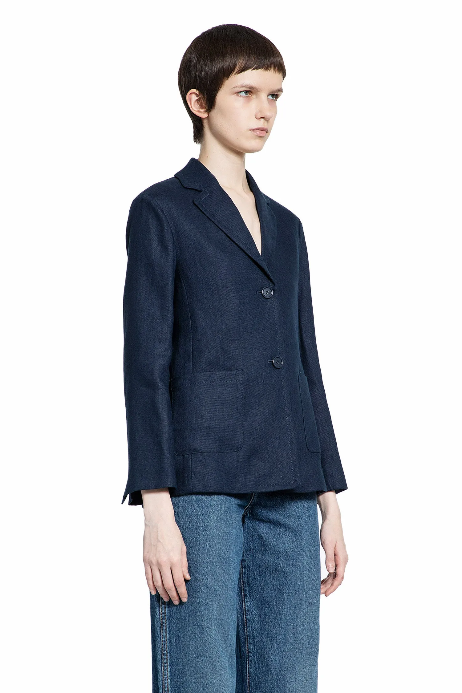 S MAX MARA WOMAN BLUE JACKETS