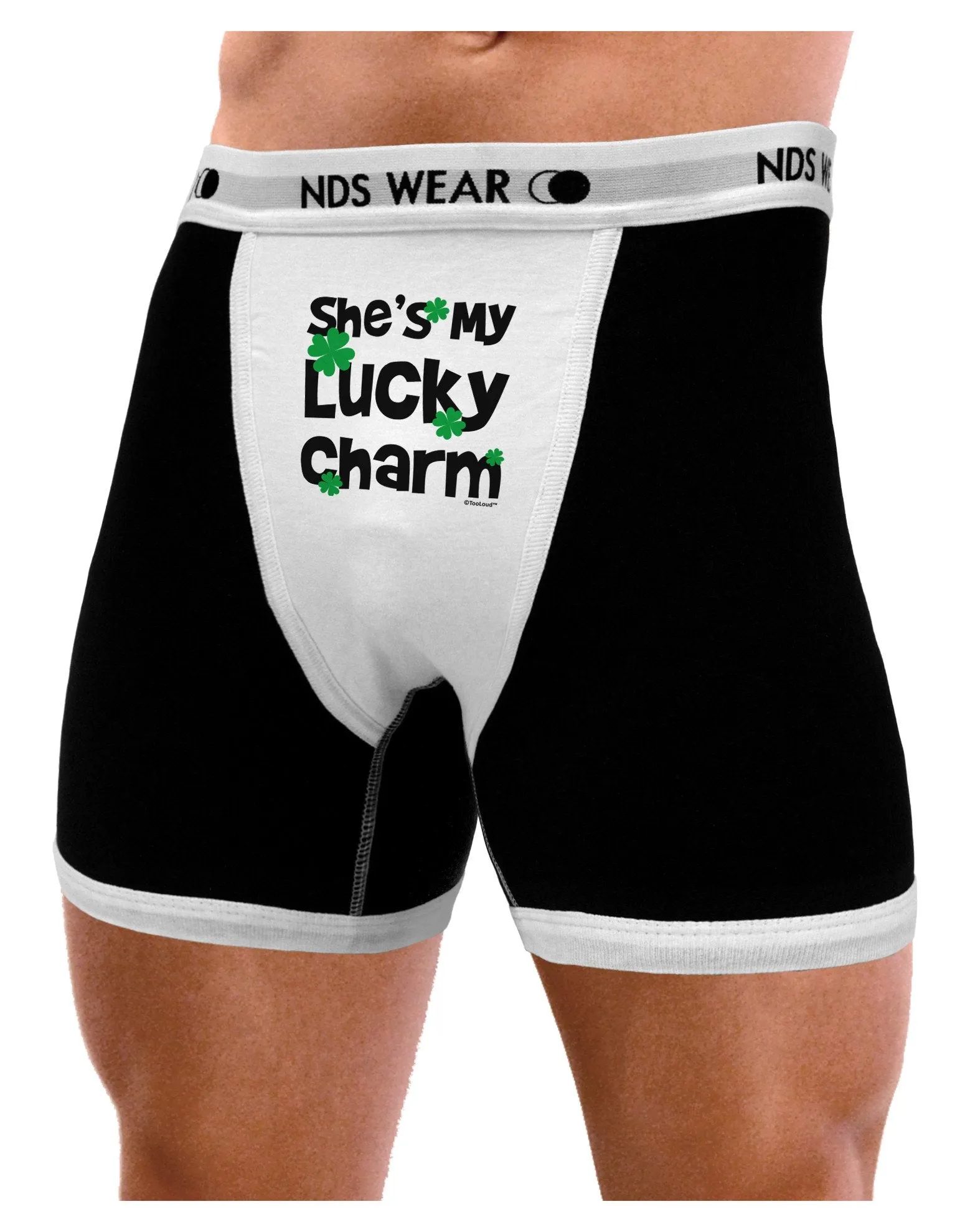 She‘s My Lucky Charm - Matching Couples Design Mens Boxer Brief Underwear by TooLoud