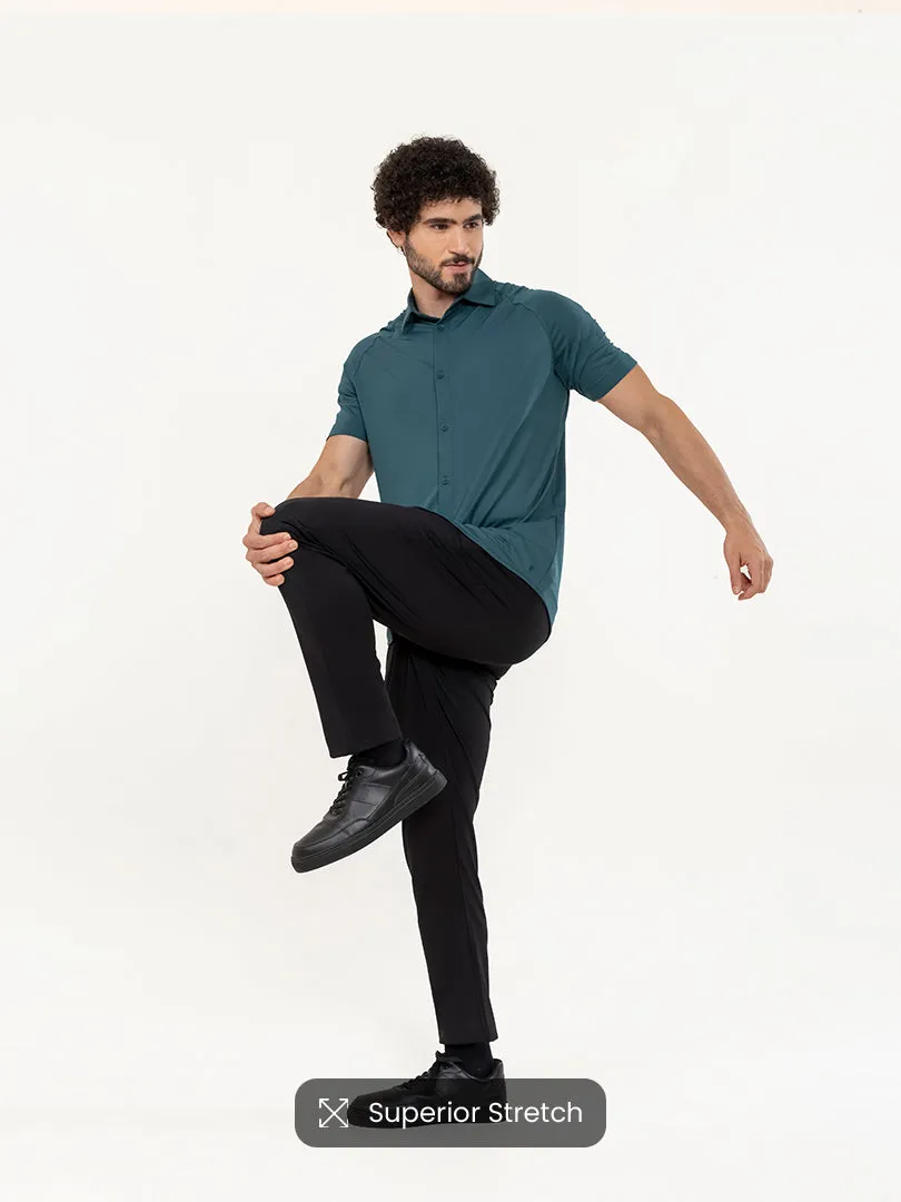 Solid Black Work-to-Workout Pants