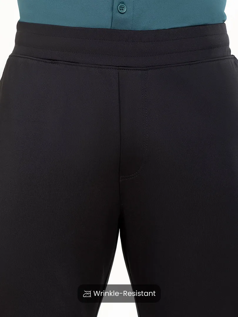 Solid Black Work-to-Workout Pants