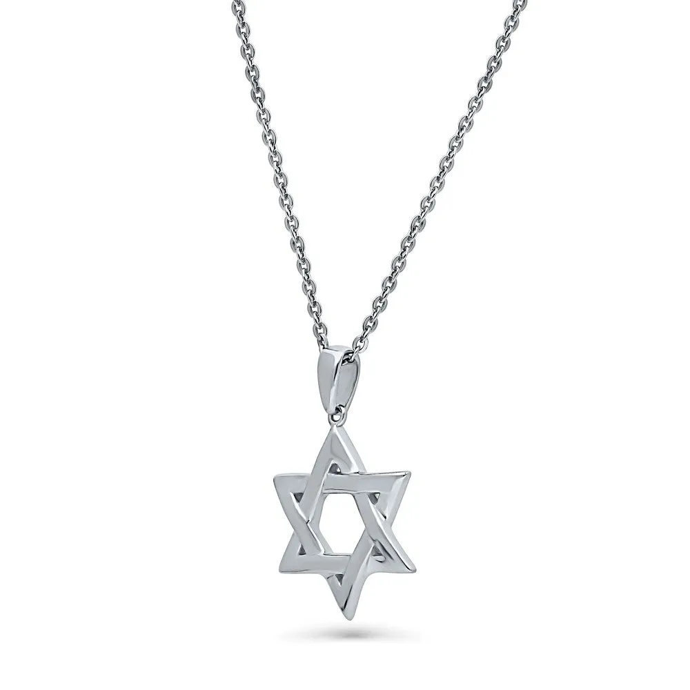 Star of David Necklace in Sterling Silver