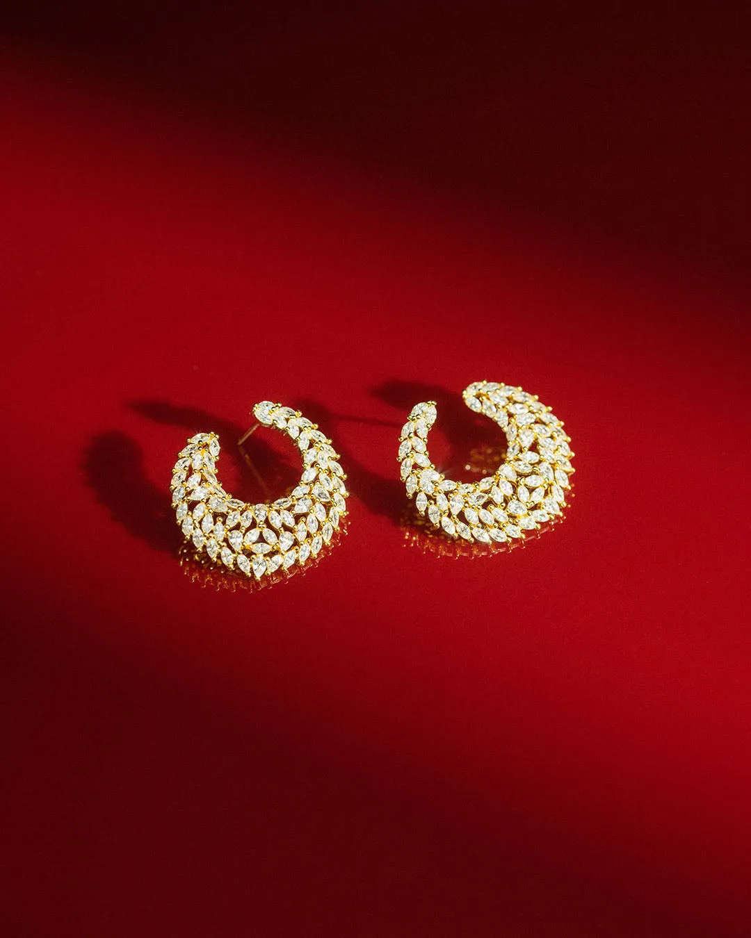 The Dreamy Bride earrings - gold plated