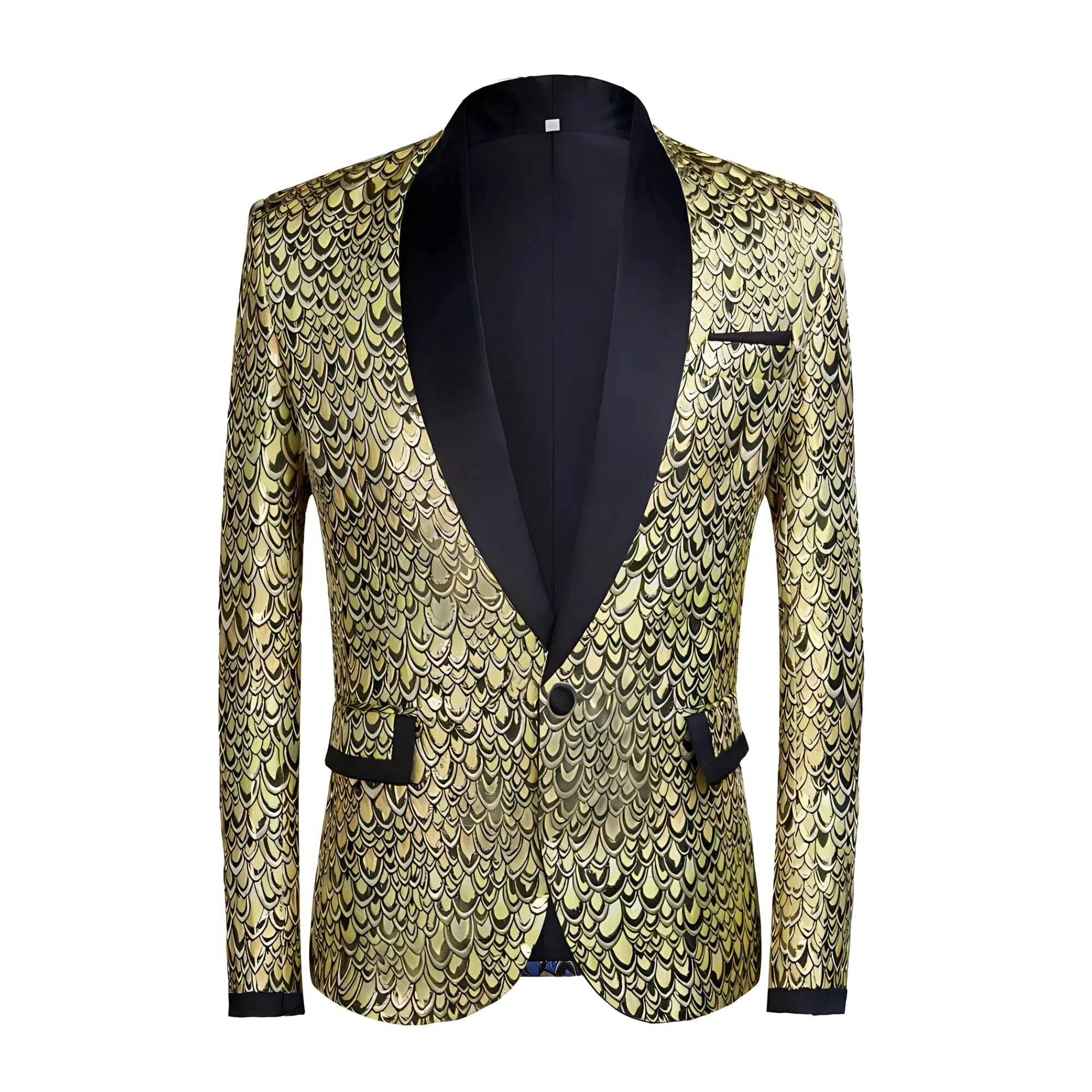 The Riccardo Slim Fit Blazer Suit Jacket - Canary Yellow