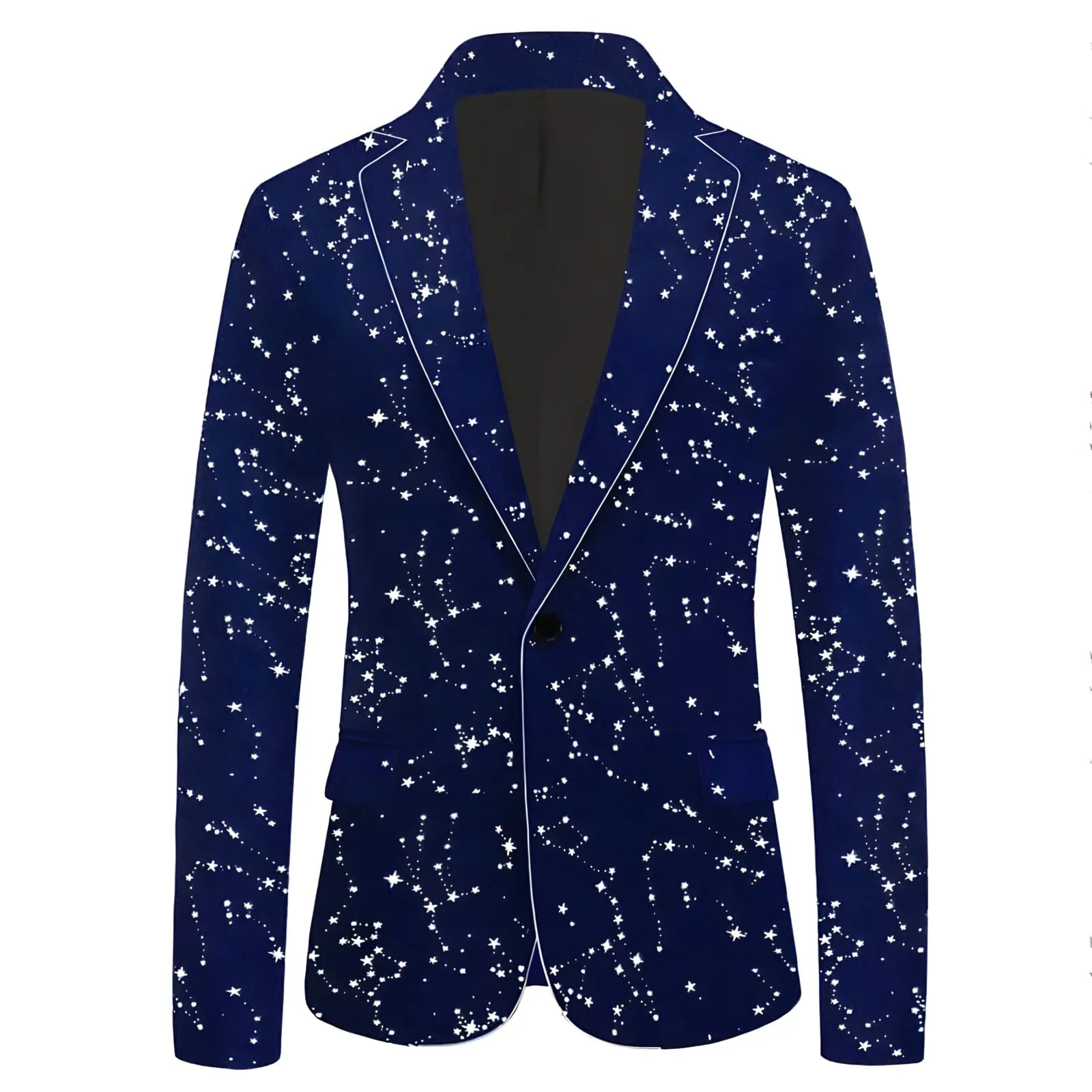 The Silver Star Velvet Slim Fit Blazer Suit Jacket - Multiple Colors