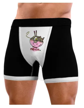 TooLoud Matching Pho Eva Pink Pho Bowl Mens Boxer Brief Underwear