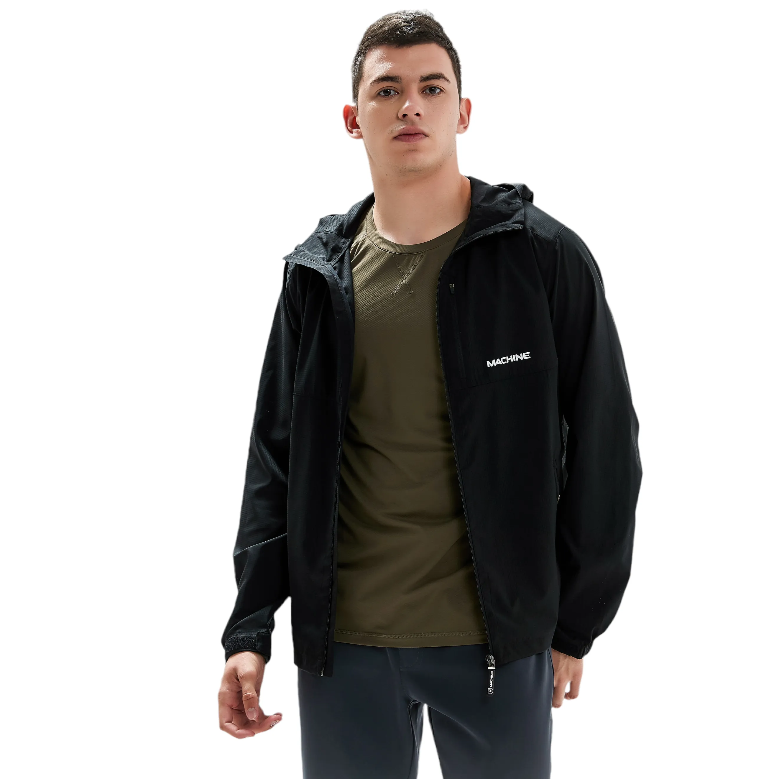 Utopia Windbreaker in Black