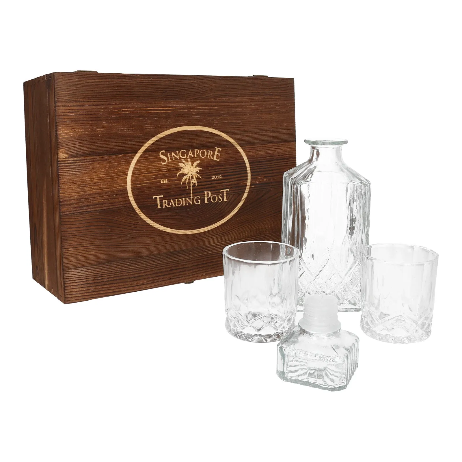 Whiskey Decanter Gift Box Set