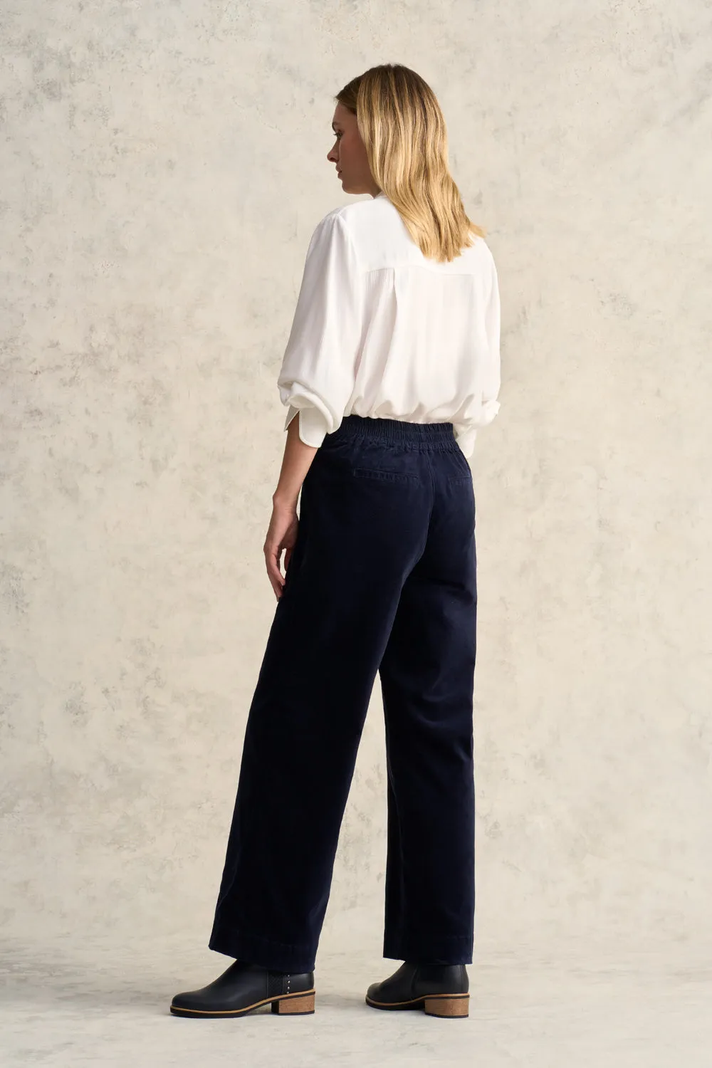 Wide Leg Velvet Pant